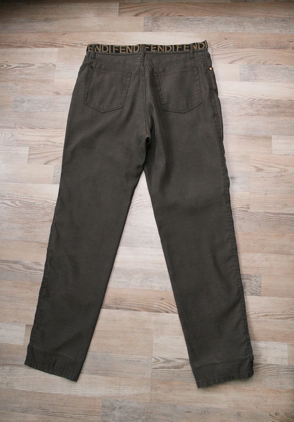 Fendi Vintage Fendi Jeans Roma Italy Brown Pants Jeans Size US 32 / EU 48 - 5 Thumbnail