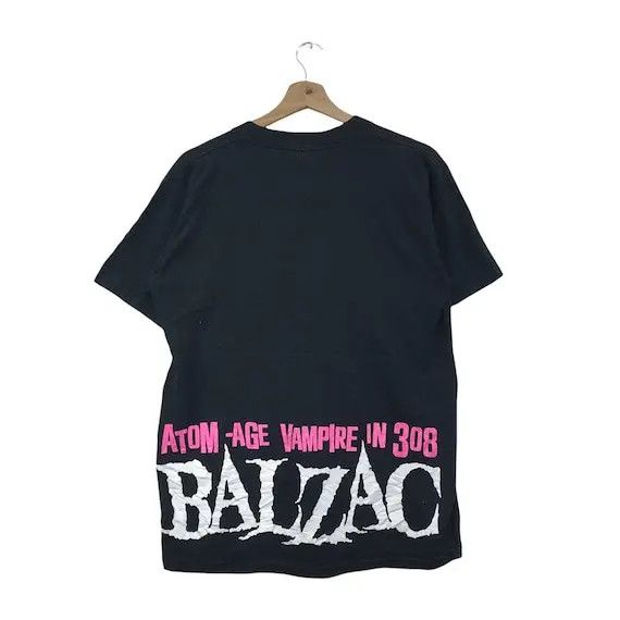 Band Tees × Vintage Vtg 1995 BALZAC JAPAN PUNK Horror Band Tee Shirt Vampire Size US M / EU 48-50 / 2 - 2 Thumbnail