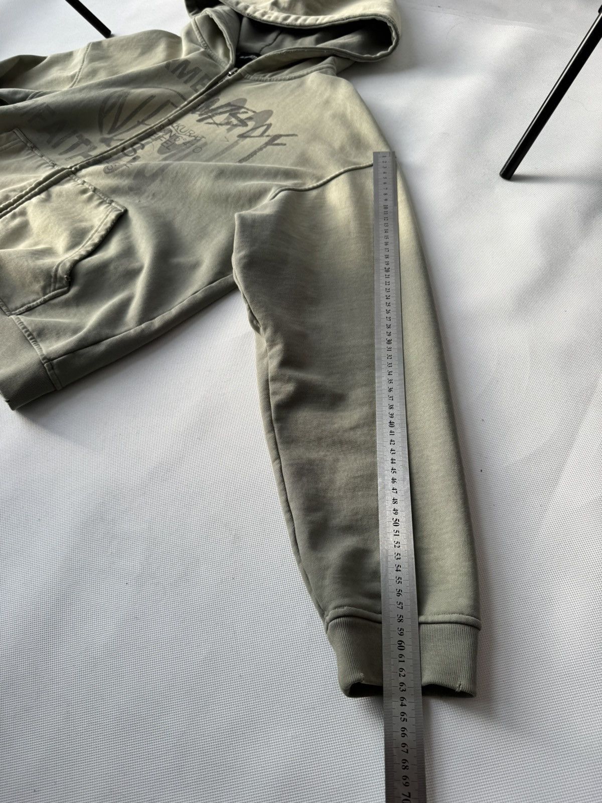 No Faith Studios NFS SPLIT ZIP JACKET LIGHT GREEN Zip Up Hoodie no faith Stu Size US L / EU 52-54 / 3 - 23 Thumbnail