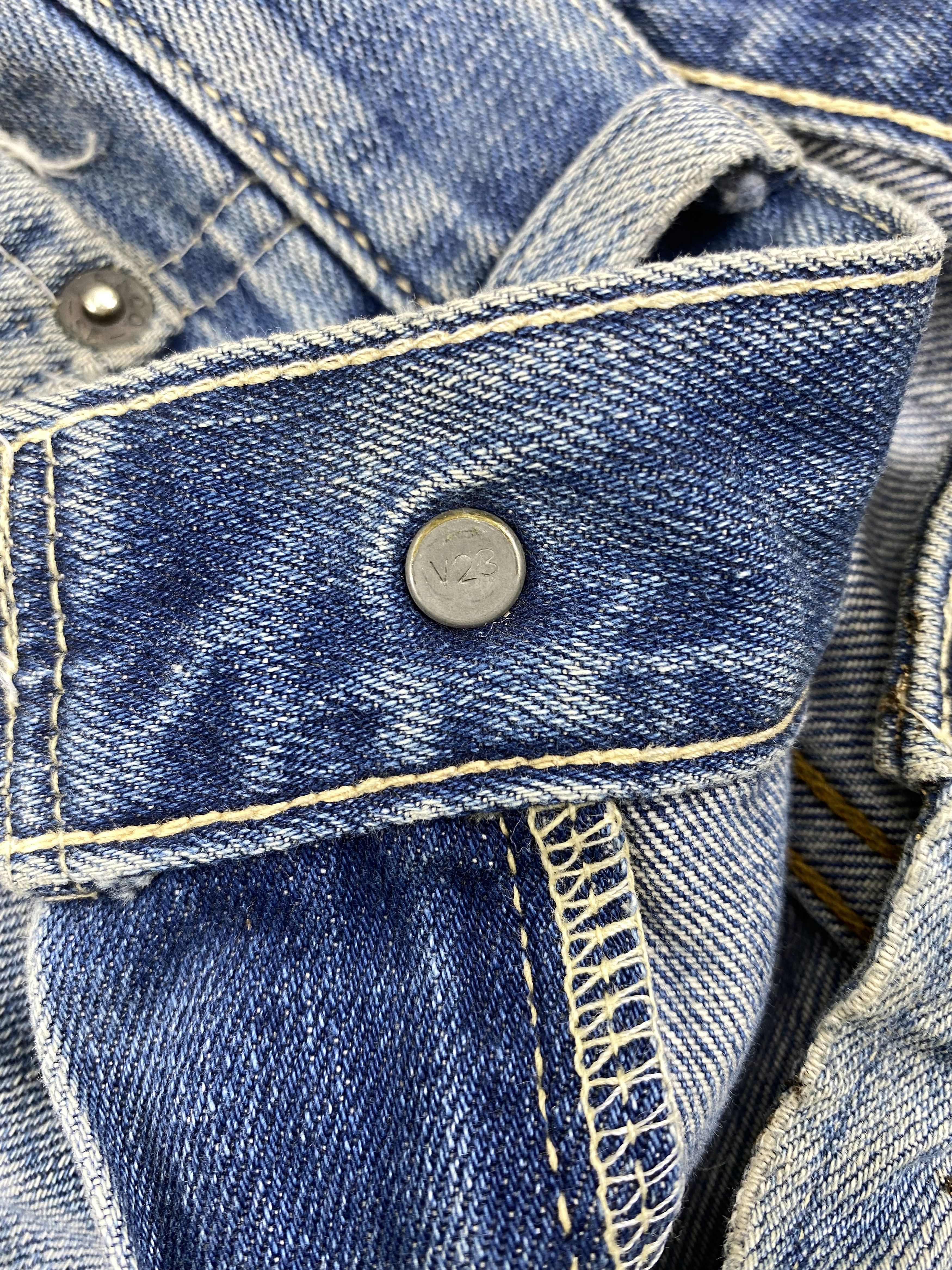 Levi's Blue Distressed Vintage Levi's 502 33x29 Denim -JN1207 Size US 33 - 7 Thumbnail