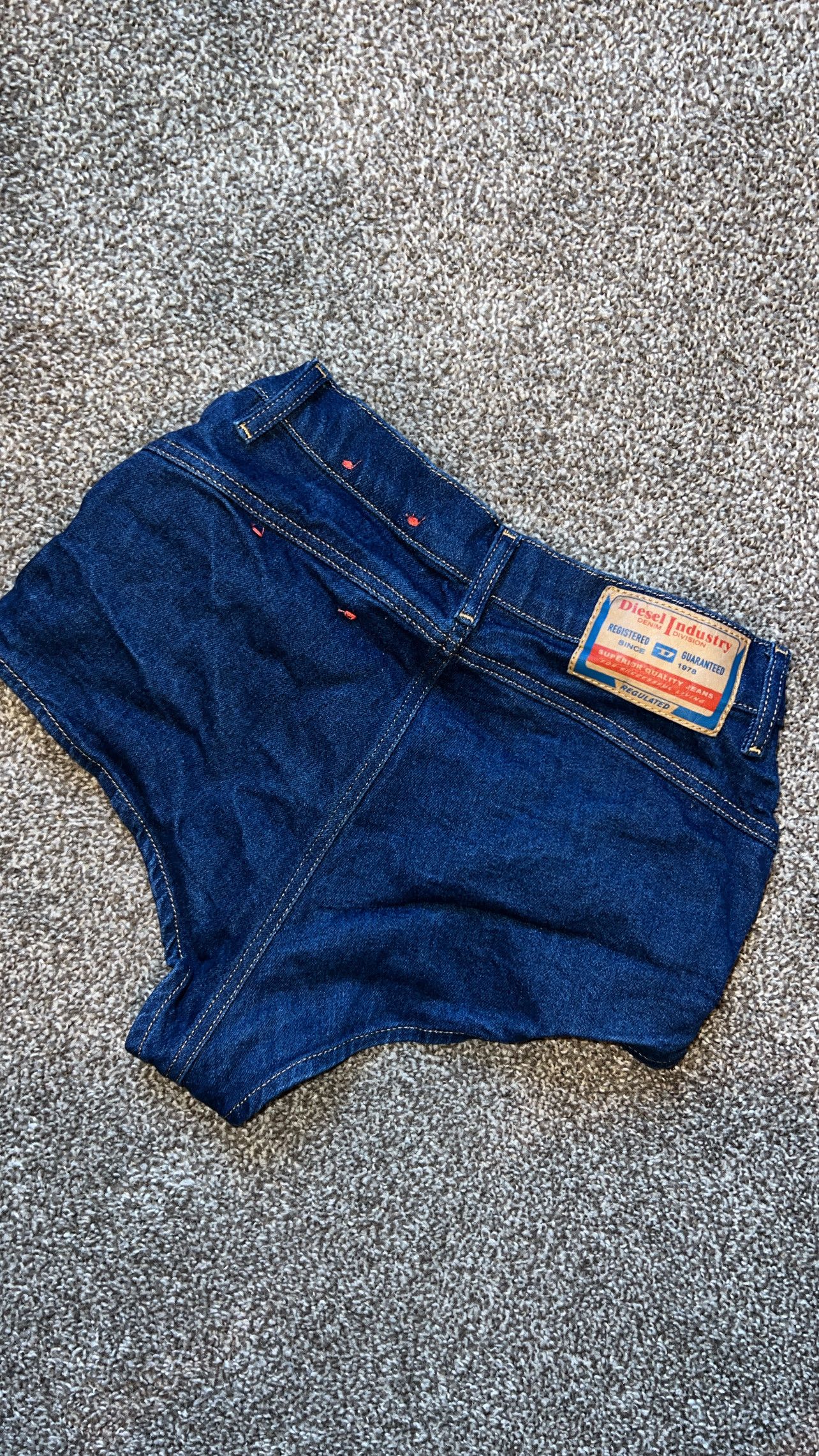 image of Diesel De Lunar Shorts in Denim, Women's (Size 26)