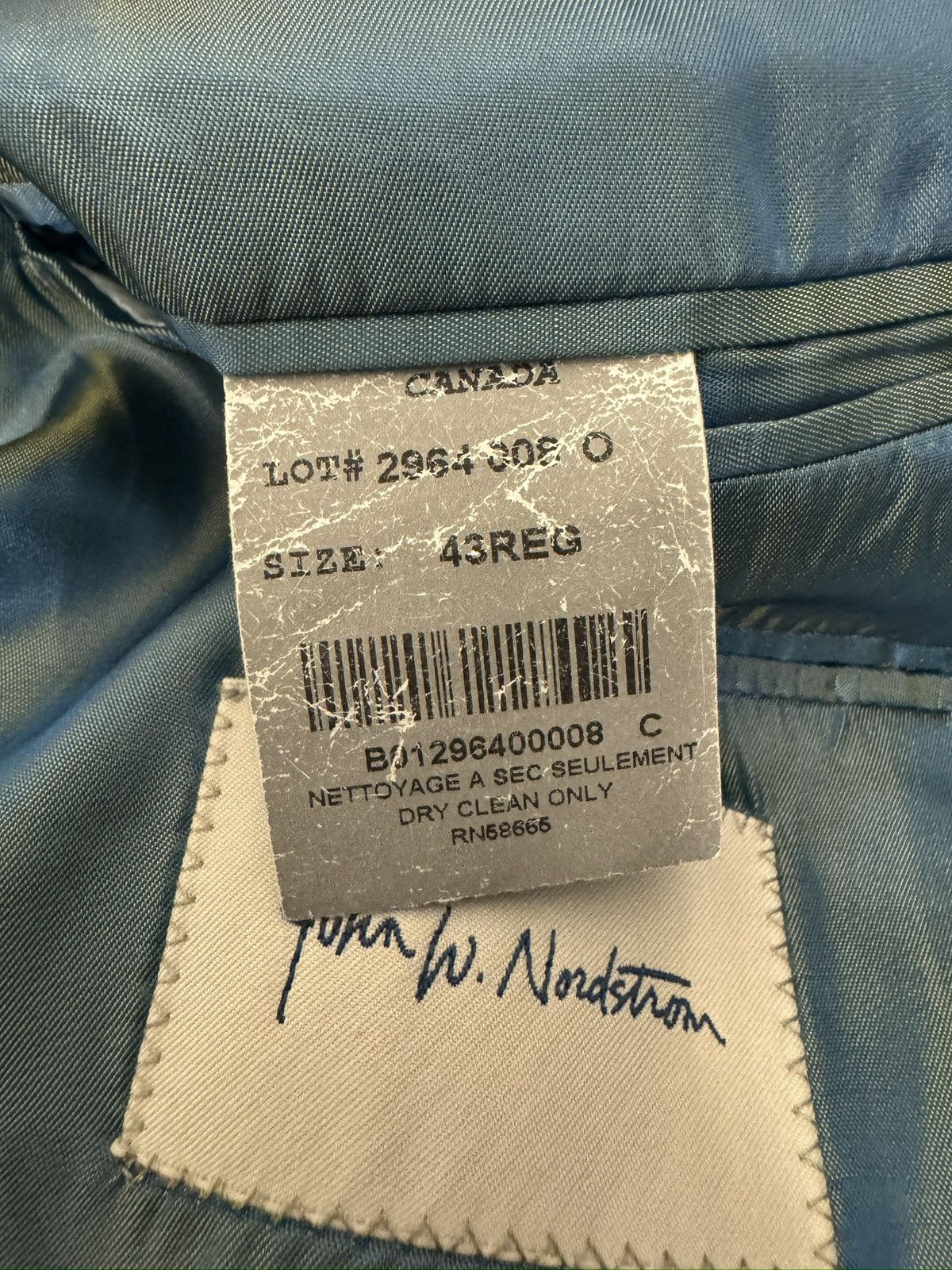 Loro Piana × Nordstrom JOHN W. NORDSTROM x Loro Piana Cashmere & Silk Blend Jacket Size 44R - 11 Thumbnail