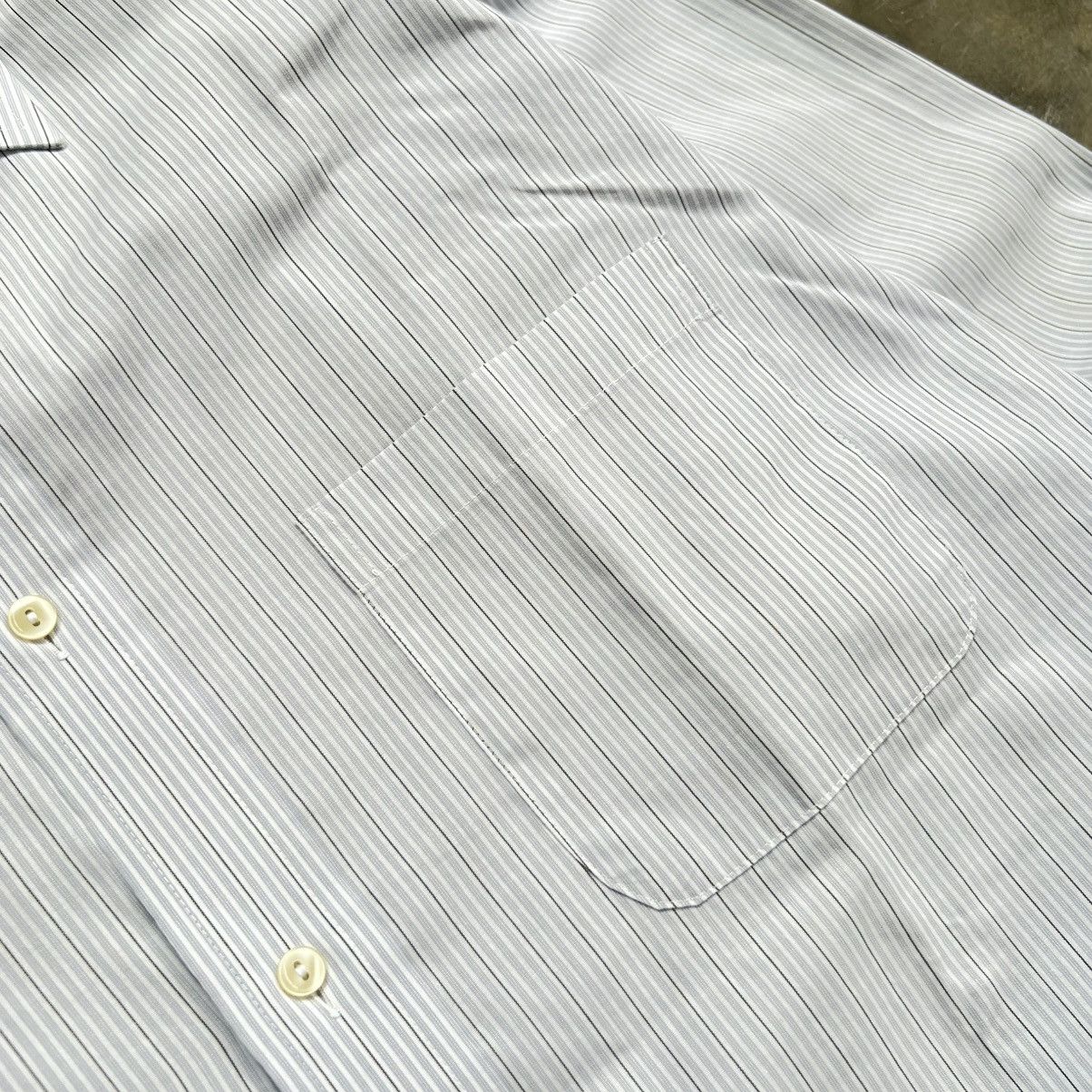 Issey Miyake Vintage 90s Issey Miyake Vertical Stripe Long Sleeve Shirt Size US L / EU 52-54 / 3 - 3 Thumbnail