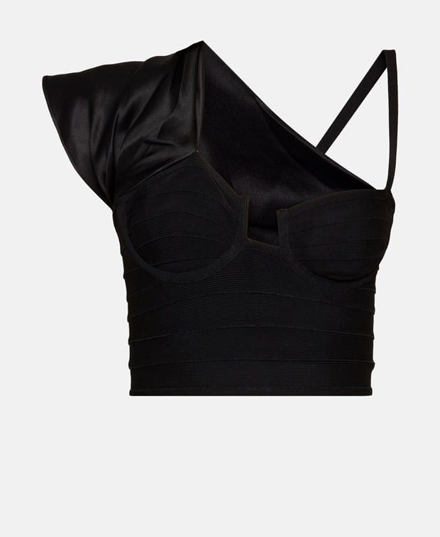 Herve Leger Elegant top Size L / US 10 / IT 46 - 1 Thumbnail