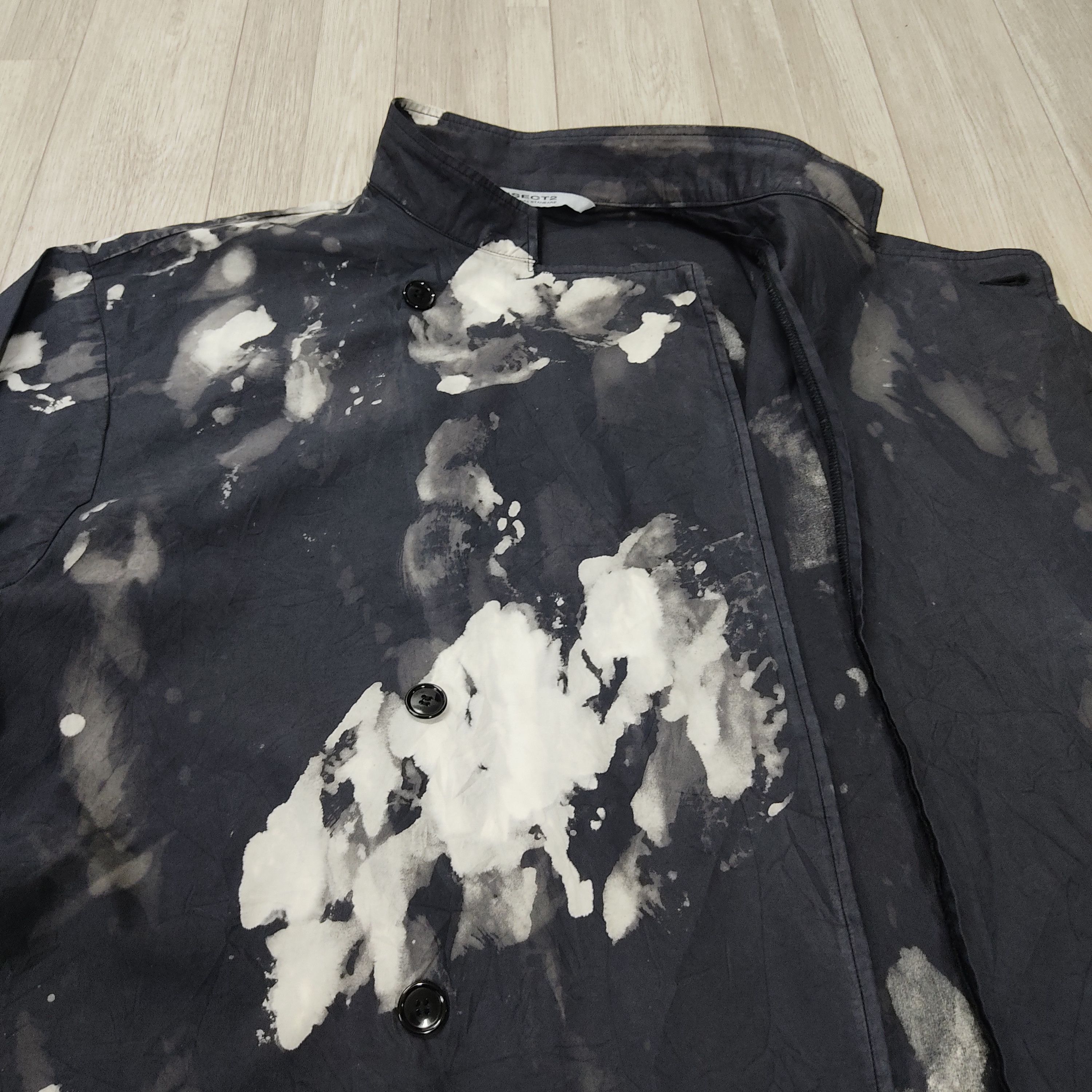 Japanese Brand JOURNAL STANDARD TRISECT 2 Tie-dyed Paint Junk Cook Jacket Size US L / EU 52-54 / 3 - 10 Thumbnail