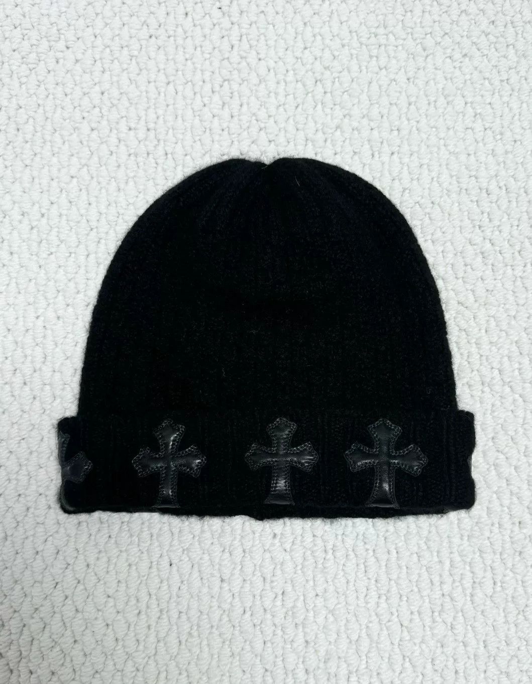 Chrome Hearts chrome hearts black cross cashmere beanie Size ONE SIZE - 1 Thumbnail