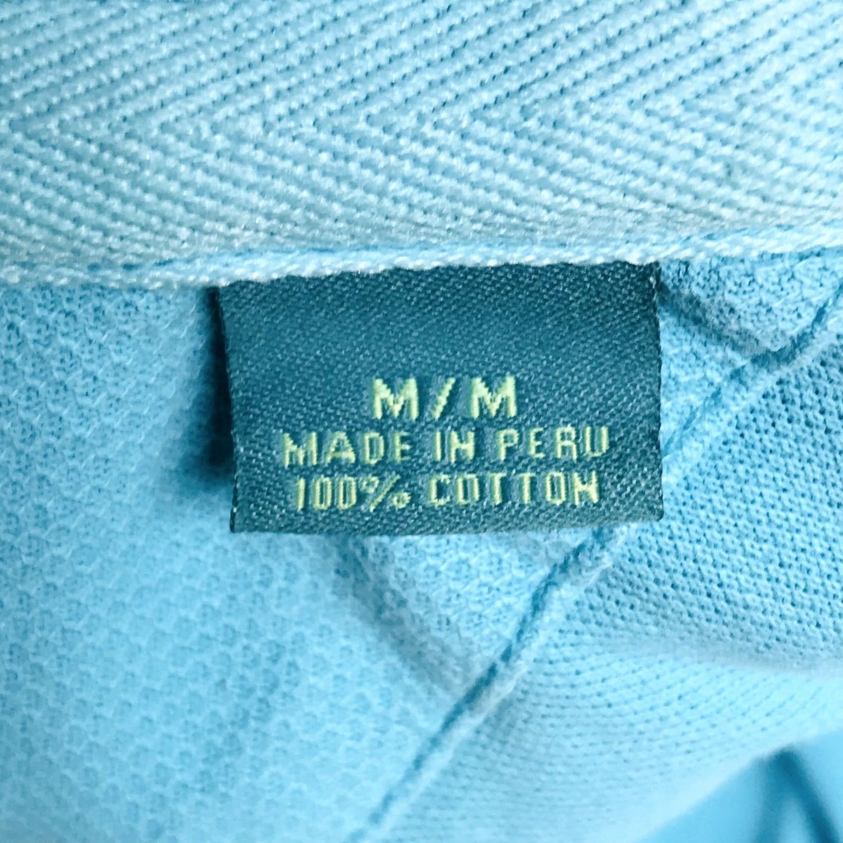 Tommy Bahama Tommy Bahama Polo Shirt Men Sky Blue Relaxed Pique Short Sleeve M Regular 100% Cotton Beach Golf Logo Button Shirt Size US M / EU 48-50 / 2 - 4 Thumbnail