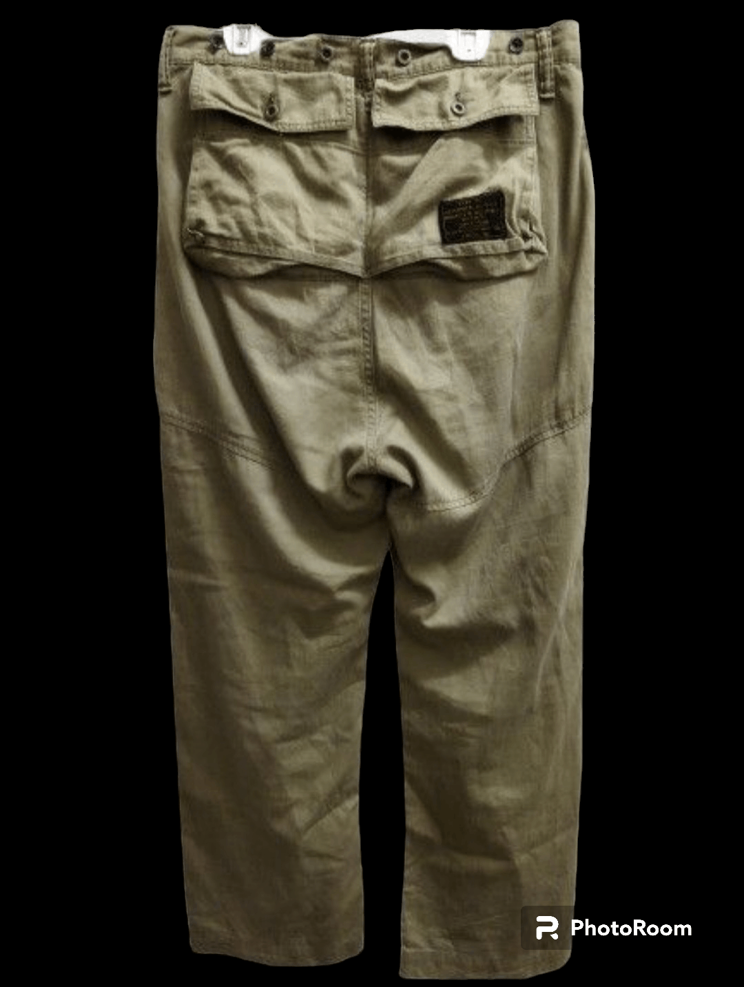 image of Kapital Monkey Pants Design in Army Khaki, Men's (Size 31)