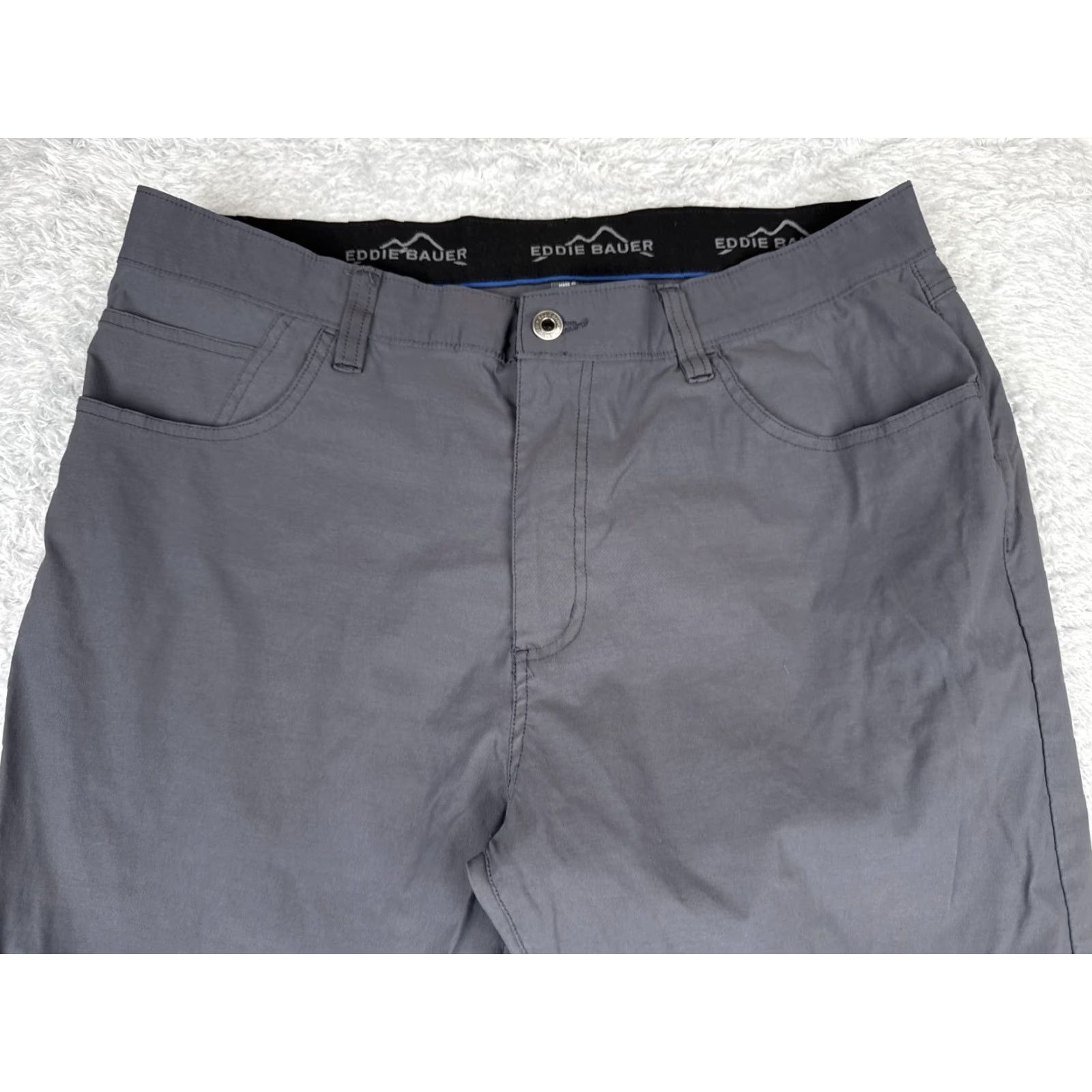 Eddie Bauer Eddie Bauer Travex Pants Men 38 Gray Straight Leg Nylon Blend Fishing Hiking Camp 38x32 Size US 38 / EU 54 - 4 Thumbnail