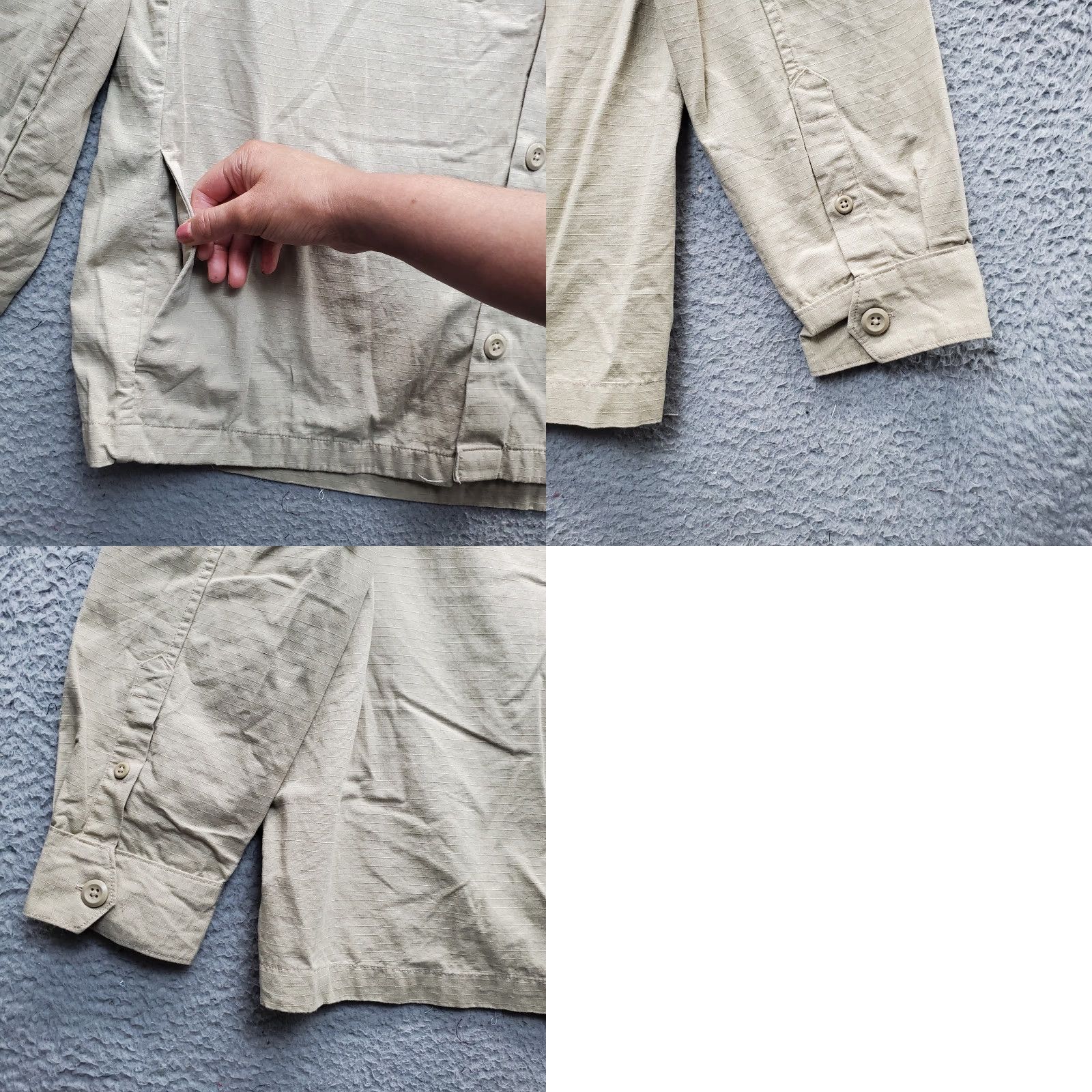 Gap Gap Hiking Jacket Mens Size L Multicolor Pouch Pocket Button-Up Collared Ripstop Casual Outdoor Jacket Size US L / EU 52-54 / 3 - 8 Thumbnail