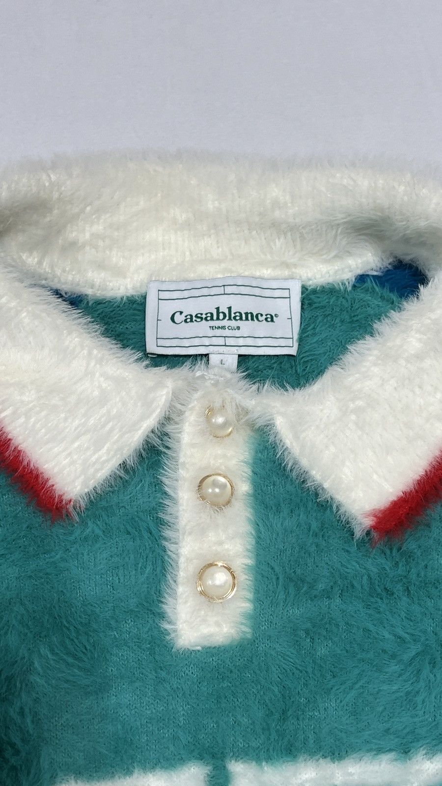 Casablanca Casablanca Sport Fluffy Polo Top Size US L / EU 52-54 / 3 - 17 Thumbnail