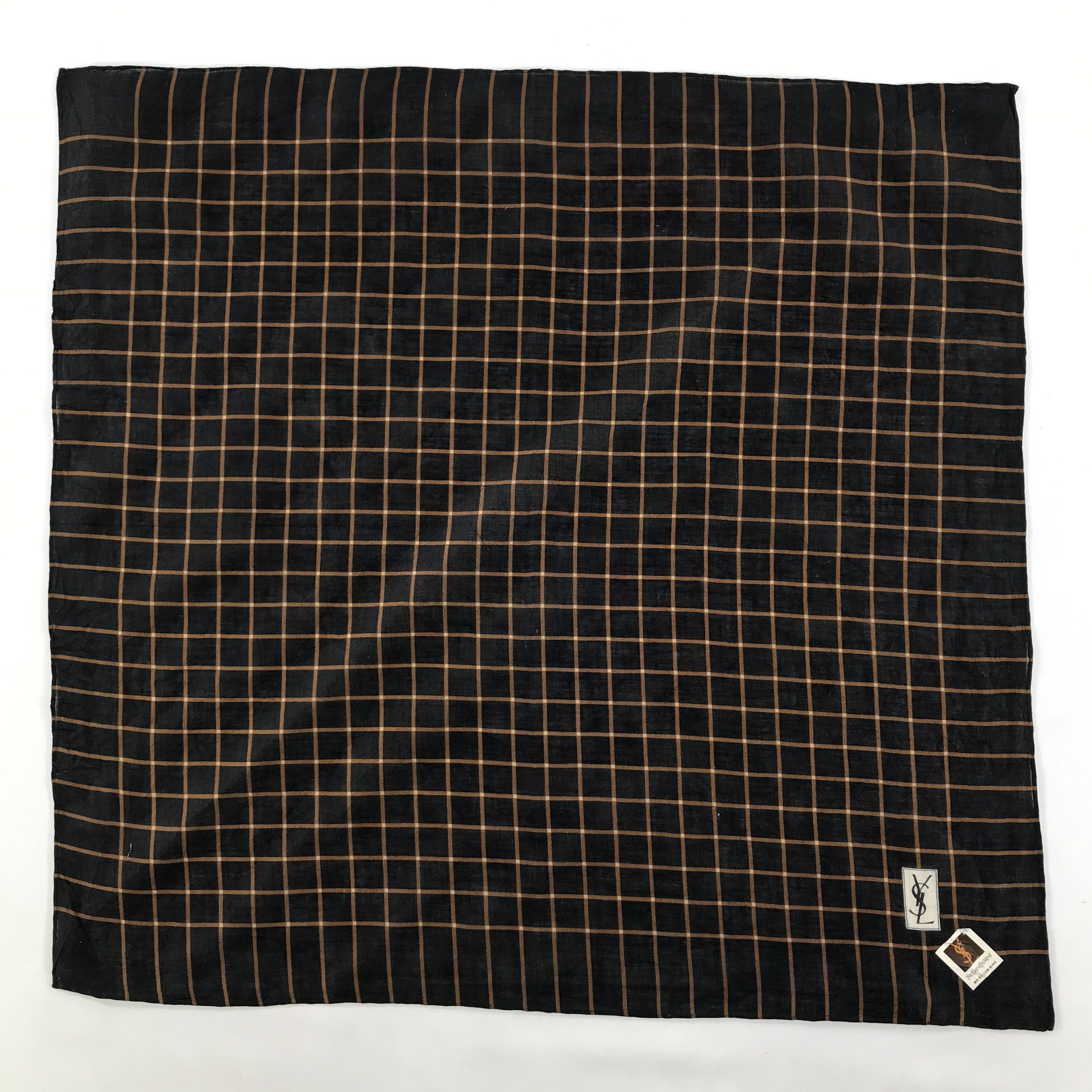 Vintage × Yves Saint Laurent Yves Saint Laurent Bandana / Handkerchief/Neckerchief -S1345 Size ONE SIZE - 1 Thumbnail