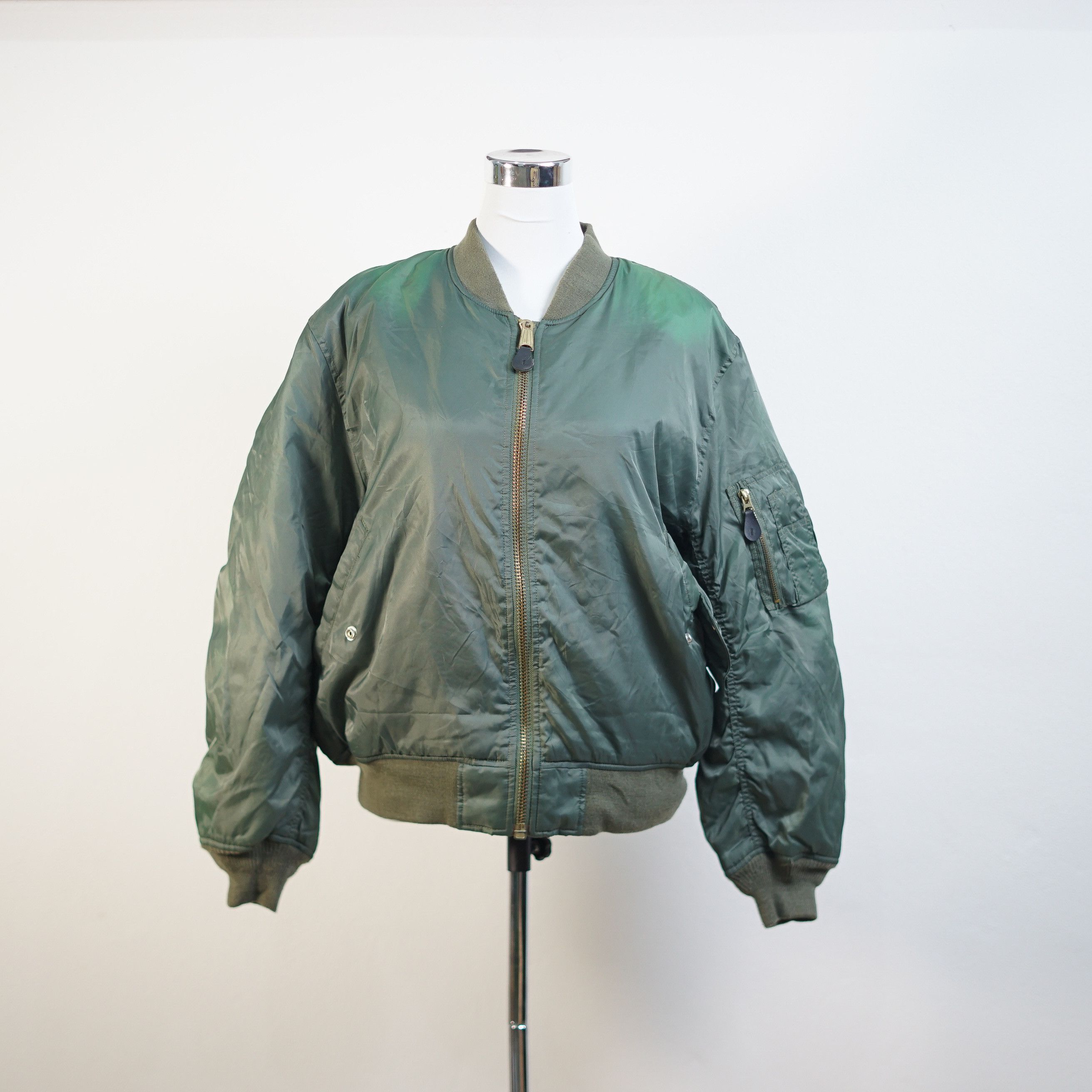 Other Vintage MA-1 Bomber Jacket | Unicolow Industries Size US L / EU 52-54 / 3 - 1 Thumbnail
