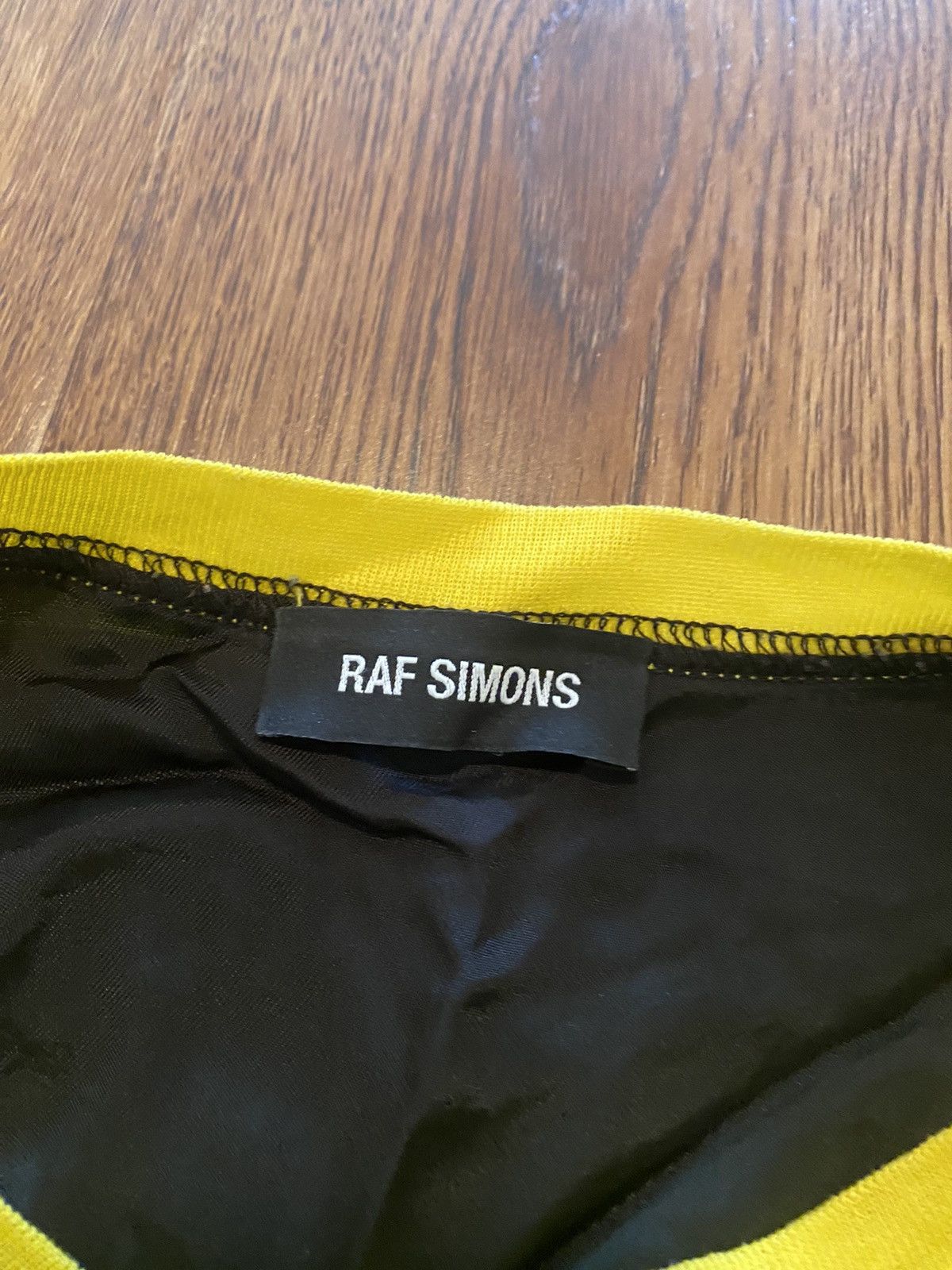 Raf Simons Raf Simon’s SS19 Lined Tee Shirt Size US L / EU 52-54 / 3 - 5 Thumbnail