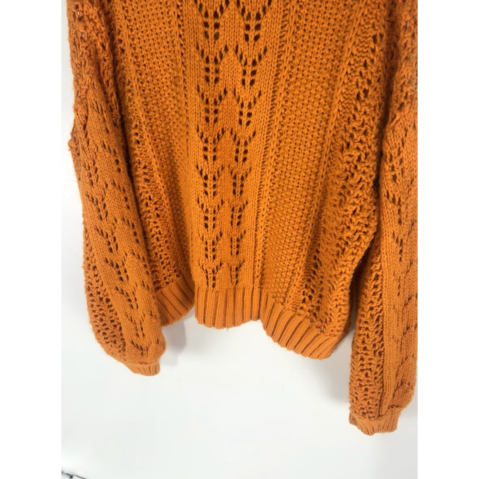 Asos ASOS Gold Chunky Knit Cropped Sweater Womens Size 8 Romania Size M / US 6-8 / IT 42-44 - 3 Thumbnail