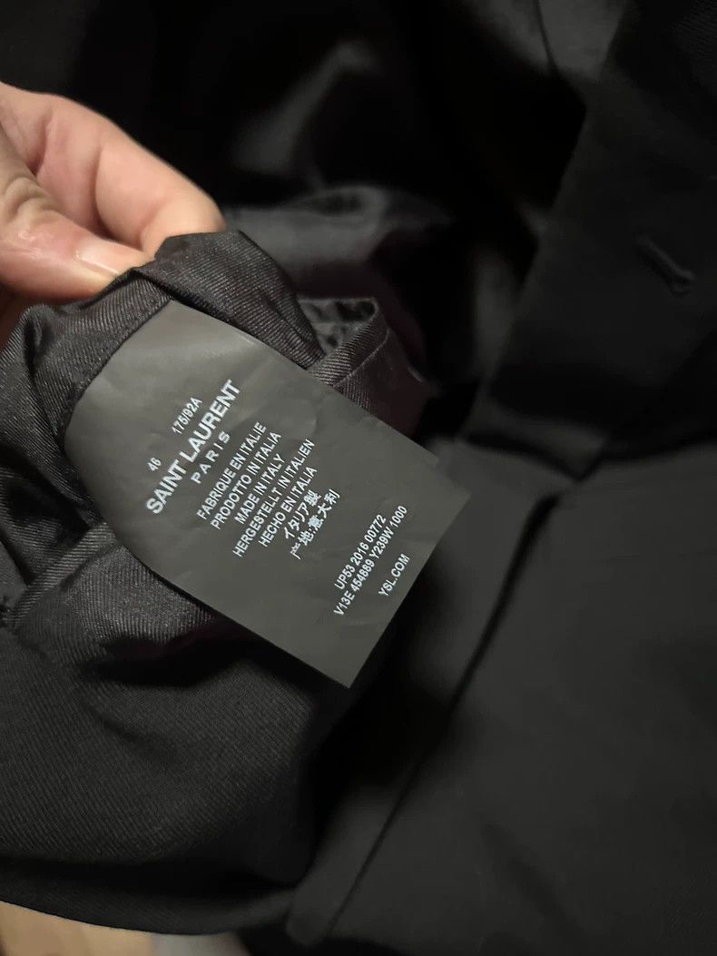 Yves Saint Laurent Saint Laruent 17SS Black Scale Viper Suit 2502-Nextarrow Size 46R - 5 Thumbnail