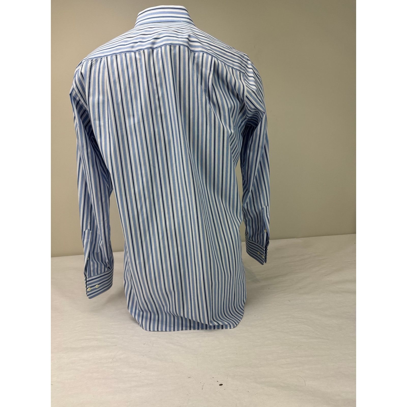 David Donahue David Donahue Dress Shirt Stripes Trim - Size 16 - 32 / 33 Size US M / EU 48-50 / 2 - 2 Thumbnail