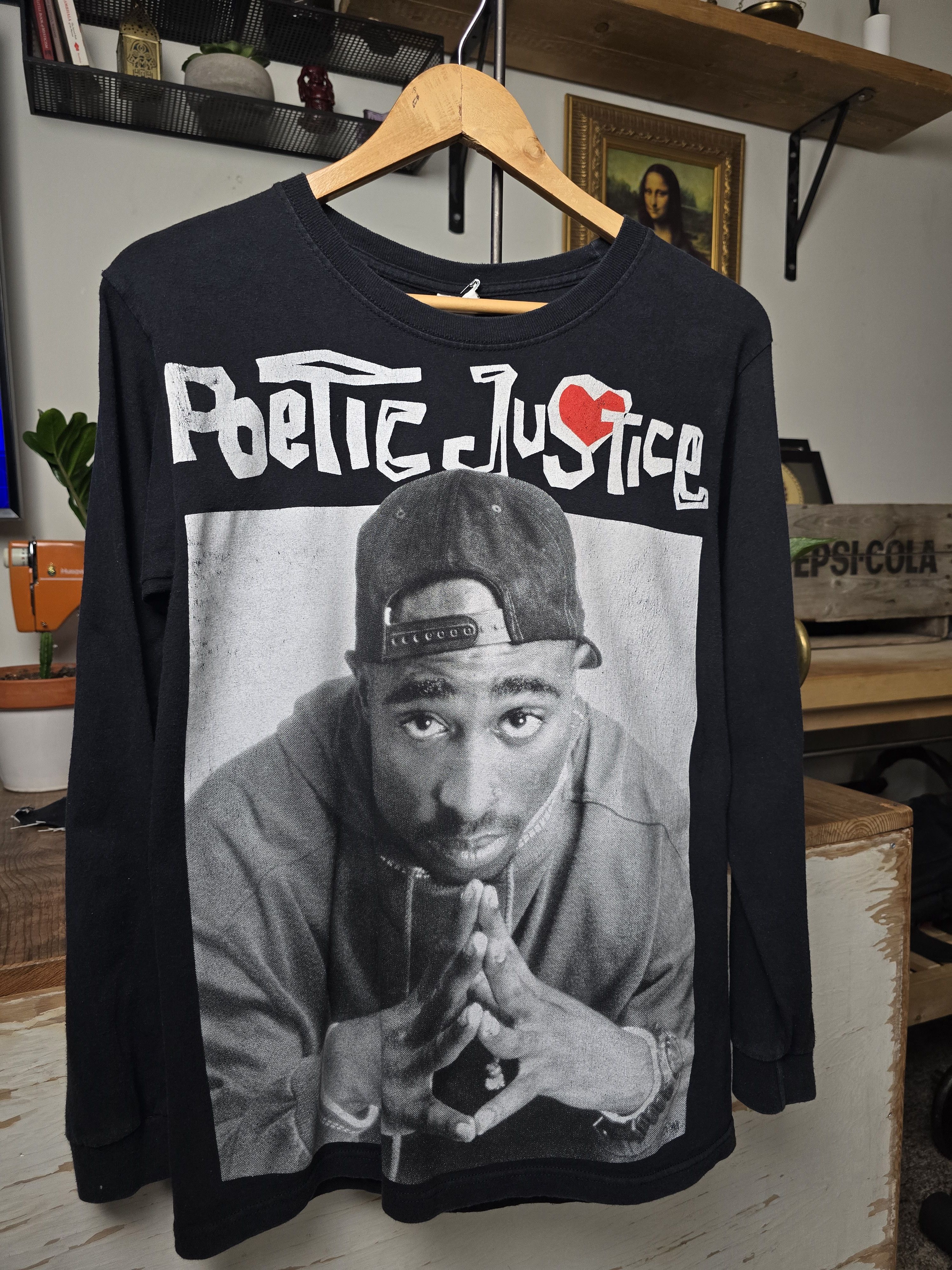 Vintage Poetic Justice Longlseeve Tee Size US S / EU 44-46 / 1 - 1 Thumbnail