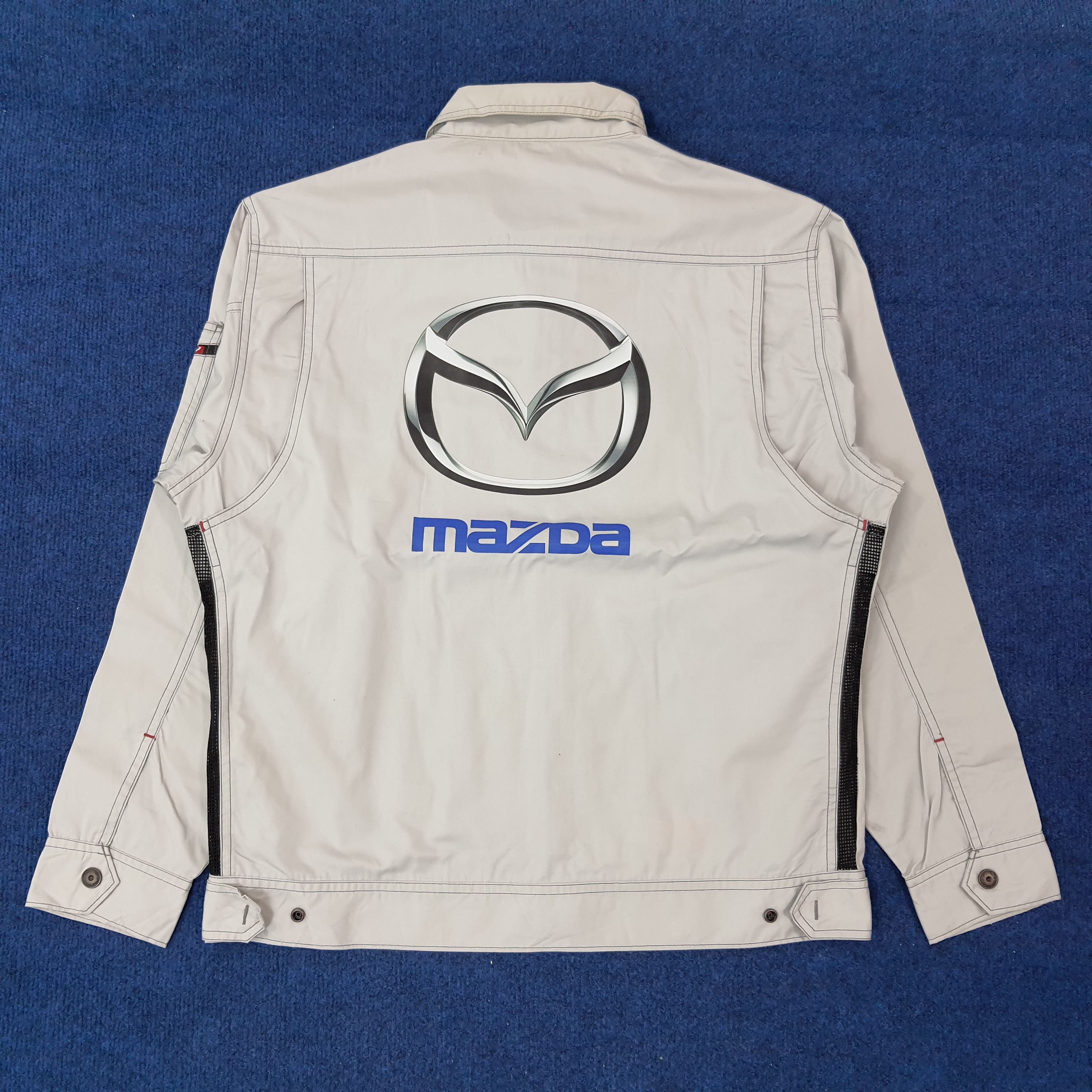 Japanese Brand Vintage Mazda Japan Motorsports Racing Custom Jacket C251N23 Size US M / EU 48-50 / 2 - 1 Thumbnail