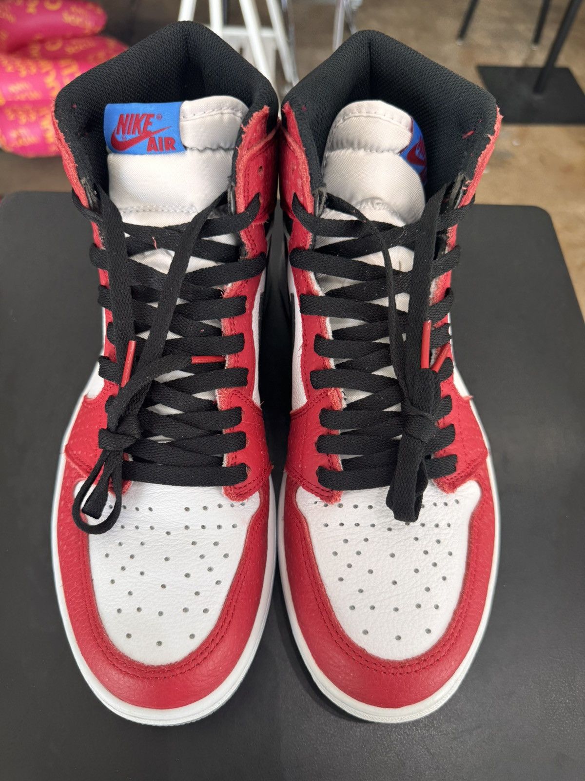 Jordan Brand Air Jordan 1 High Spider-Man Origin Story Size 10.5 (2018) Size US 10.5 / EU 43-44 - 2 Thumbnail