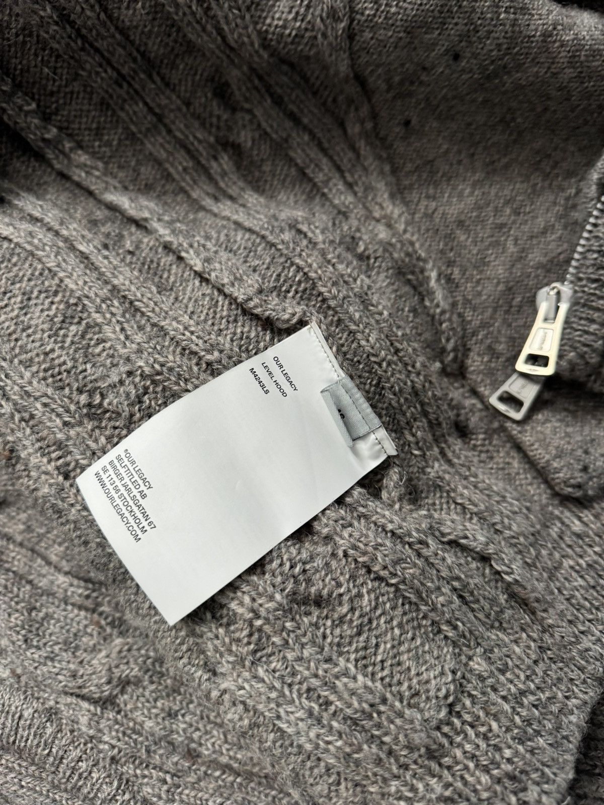 Our Legacy Our Legacy F24 Stable Melange Isels Wool Cable Knit Size US S / EU 44-46 / 1 - 4 Thumbnail
