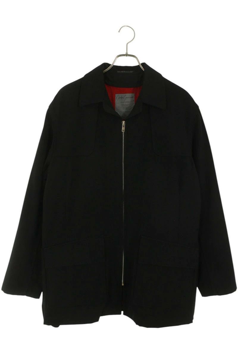 POUR HOMME Cotton semi-long blouson jacket