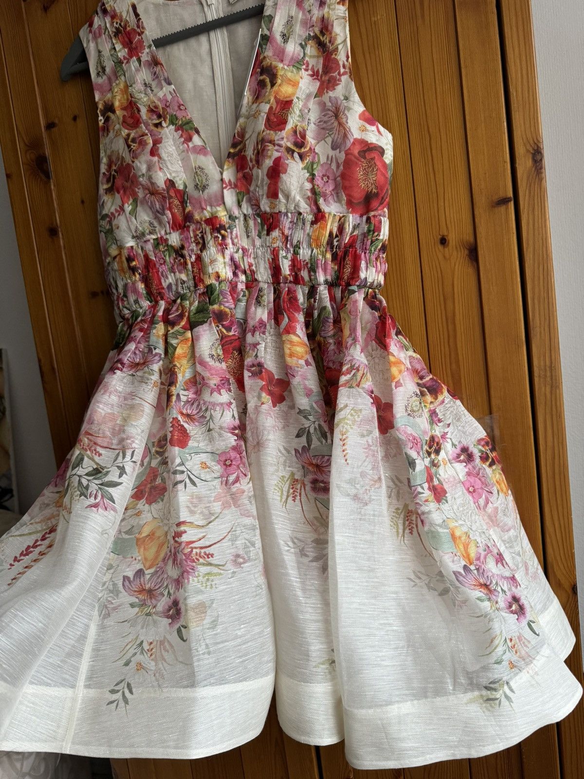 Zimmermann New Zimmermann floral dress, linen blend silk, size 3 Size XL / US 12-14 / IT 48-50 - 6 Thumbnail