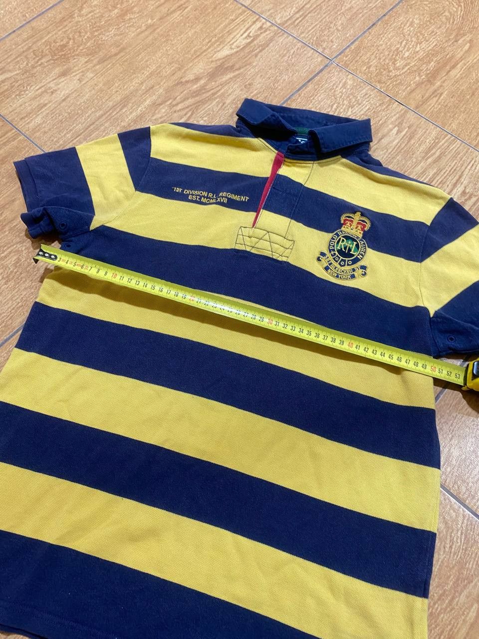 Polo Ralph Lauren Vintage Polo Ralph Lauren Big Logo Rugby Polo Size US L / EU 52-54 / 3 - 10 Thumbnail