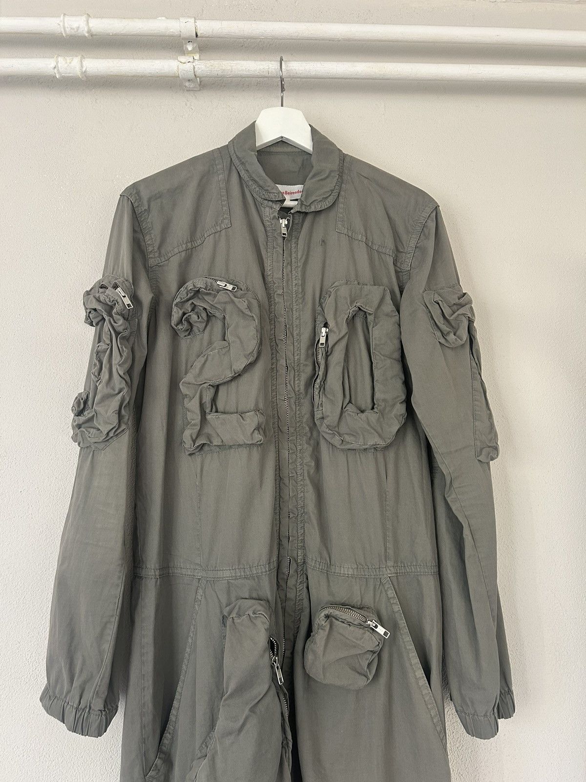 Walter Van Beirendonck 3D Pockets Military Style Jumpsuit Size US 32 / EU 48 - 3 Thumbnail
