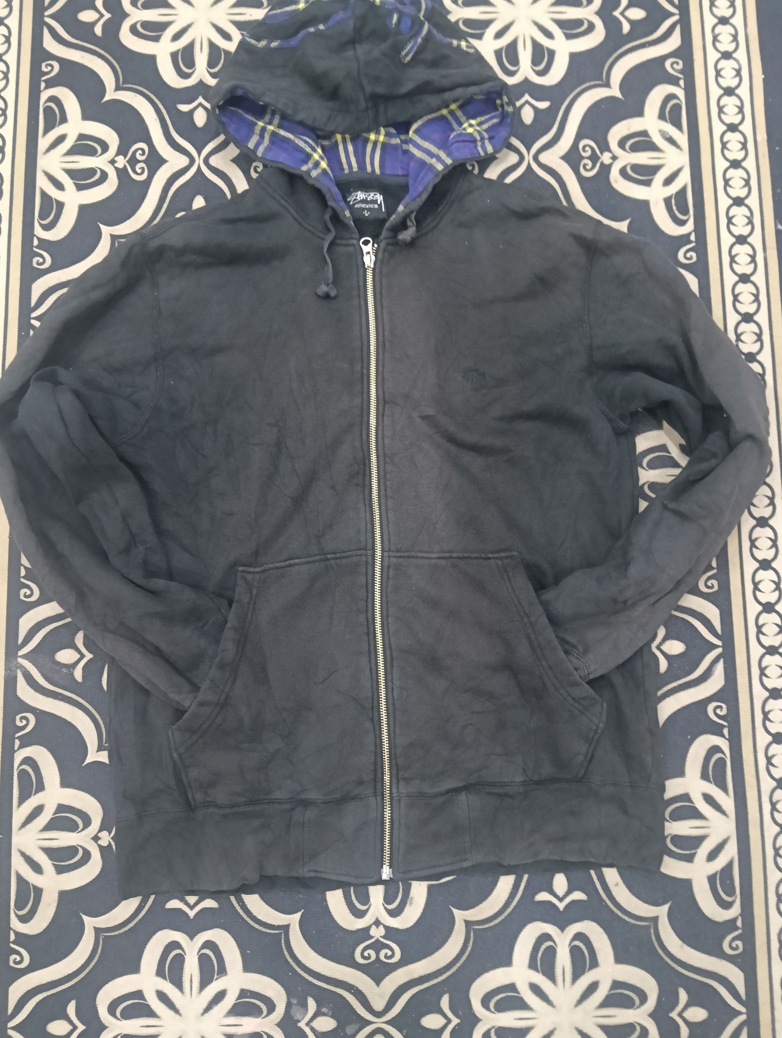 Stussy Stussy Big Spell Out On Hooded Size US L / EU 52-54 / 3 - 2 Thumbnail