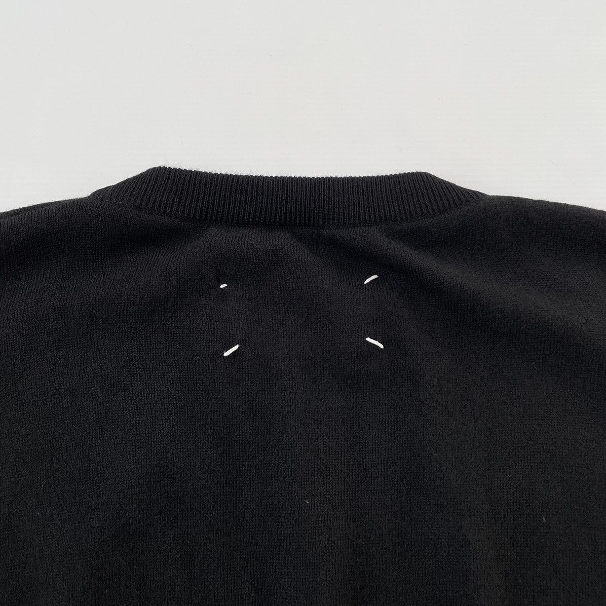 Maison Margiela A/W 09 Black Wool ‘Tape’ Effect Sweater Size US L / EU 52-54 / 3 - 13 Thumbnail