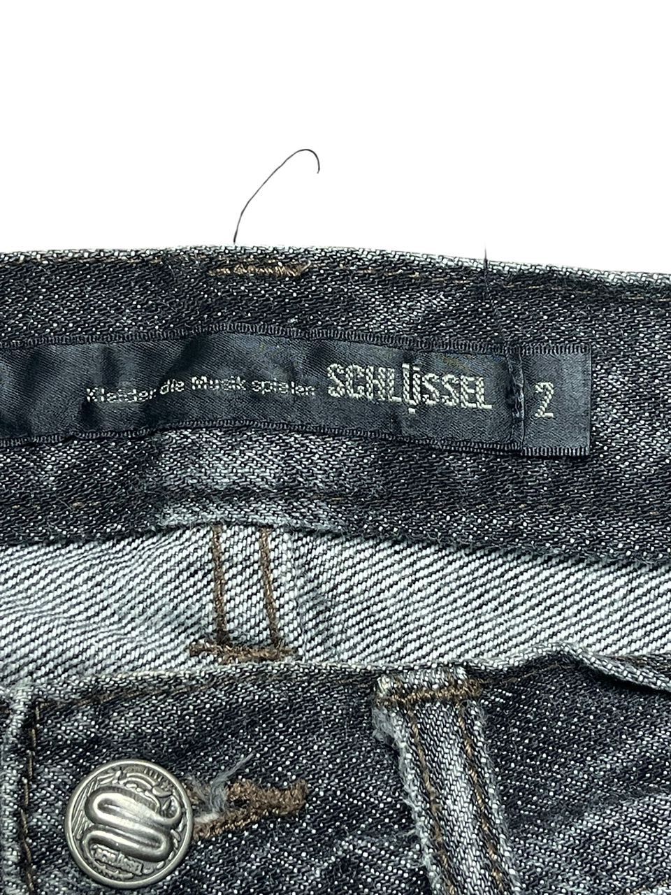 Japanese Brand Vintage Schlussel Rare Denim Flare Pants Size US 32 / EU 48 - 17 Thumbnail