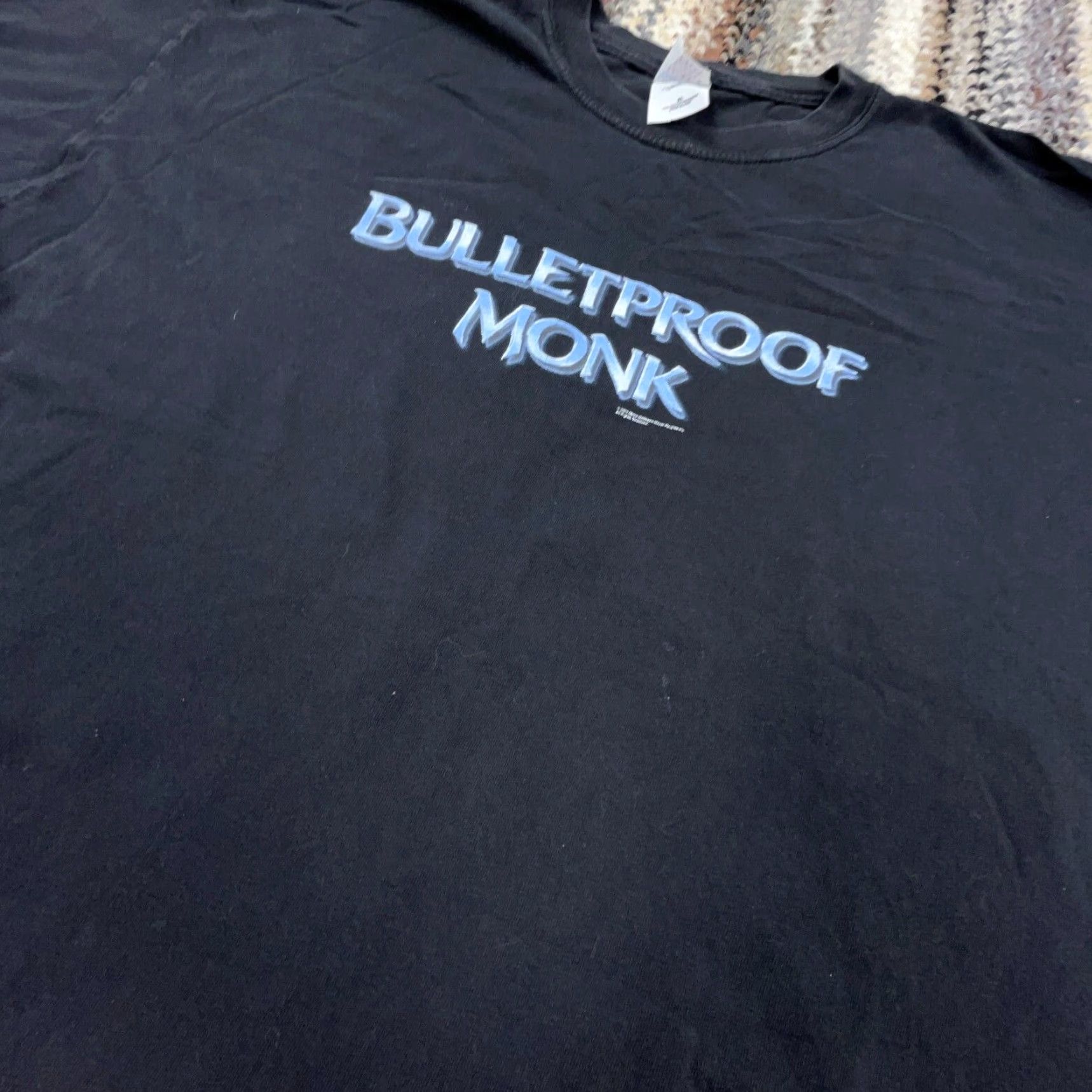Gildan VINTAGE Gildan Bulletproof Monk Shirt Men XL Black Tee Movie Promo 2003 Y2K Grunge Retro Size US XL / EU 56 / 4 - 5 Thumbnail