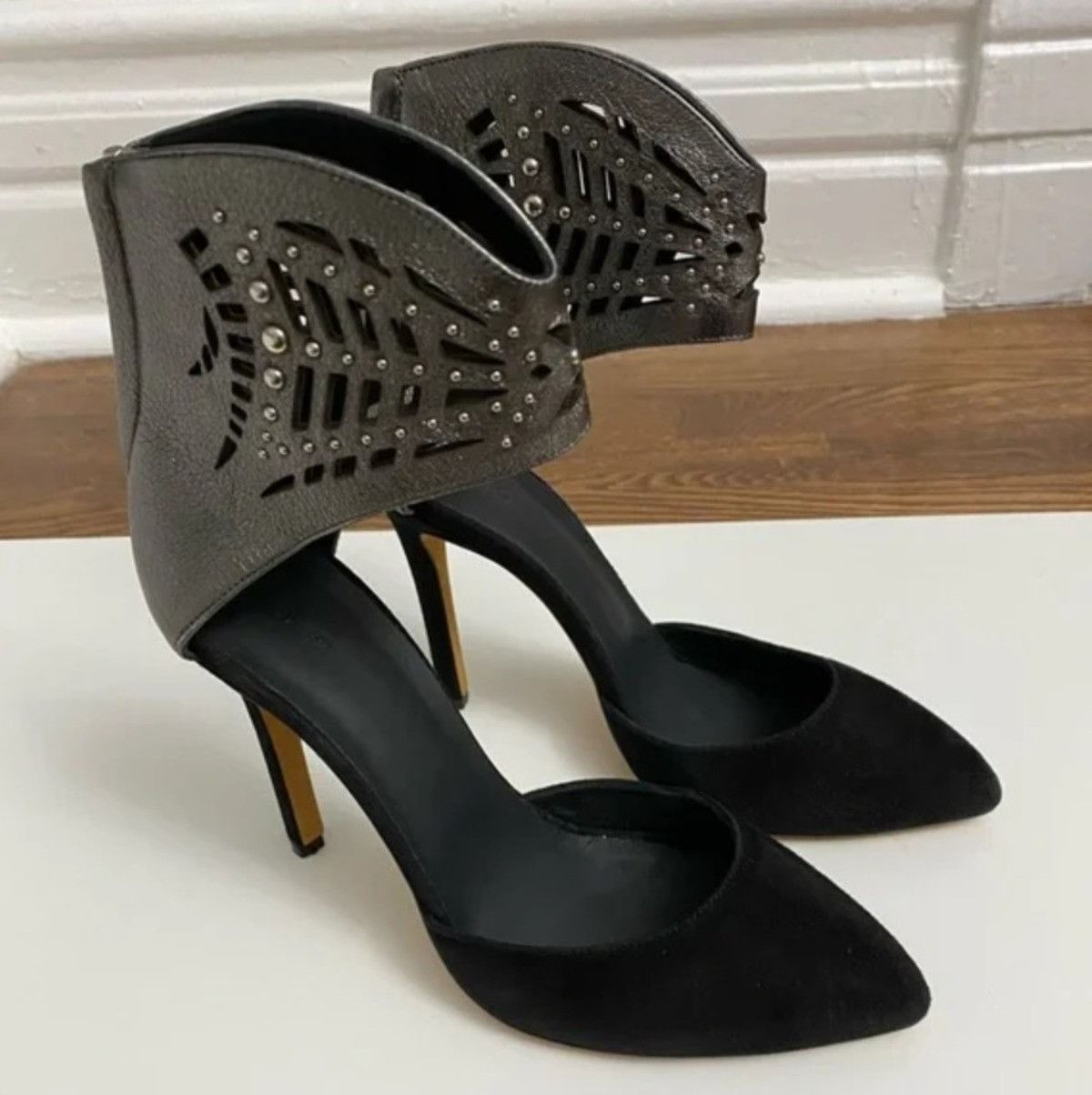 Iro IRO Sehath Metalic Ankle Cuff Heels Size US 8 / IT 38 - 3 Thumbnail