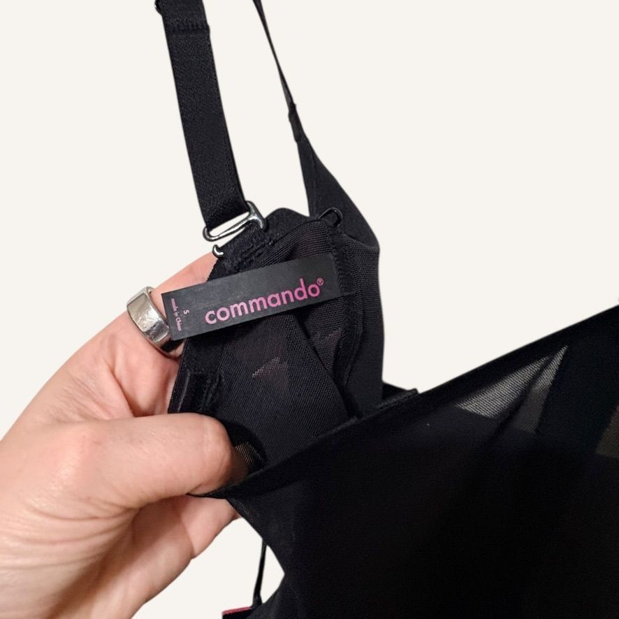 Commando NWT Commando Lux Control Mesh BODYSUIT NEW Small Black Linge Size ONE SIZE - 7 Thumbnail