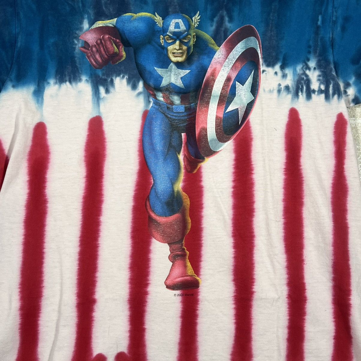 Marvel Comics × Vintage Vintage Y2k Universal Studios Marvel Captain America tshirt Size US L / EU 52-54 / 3 - 2 Thumbnail
