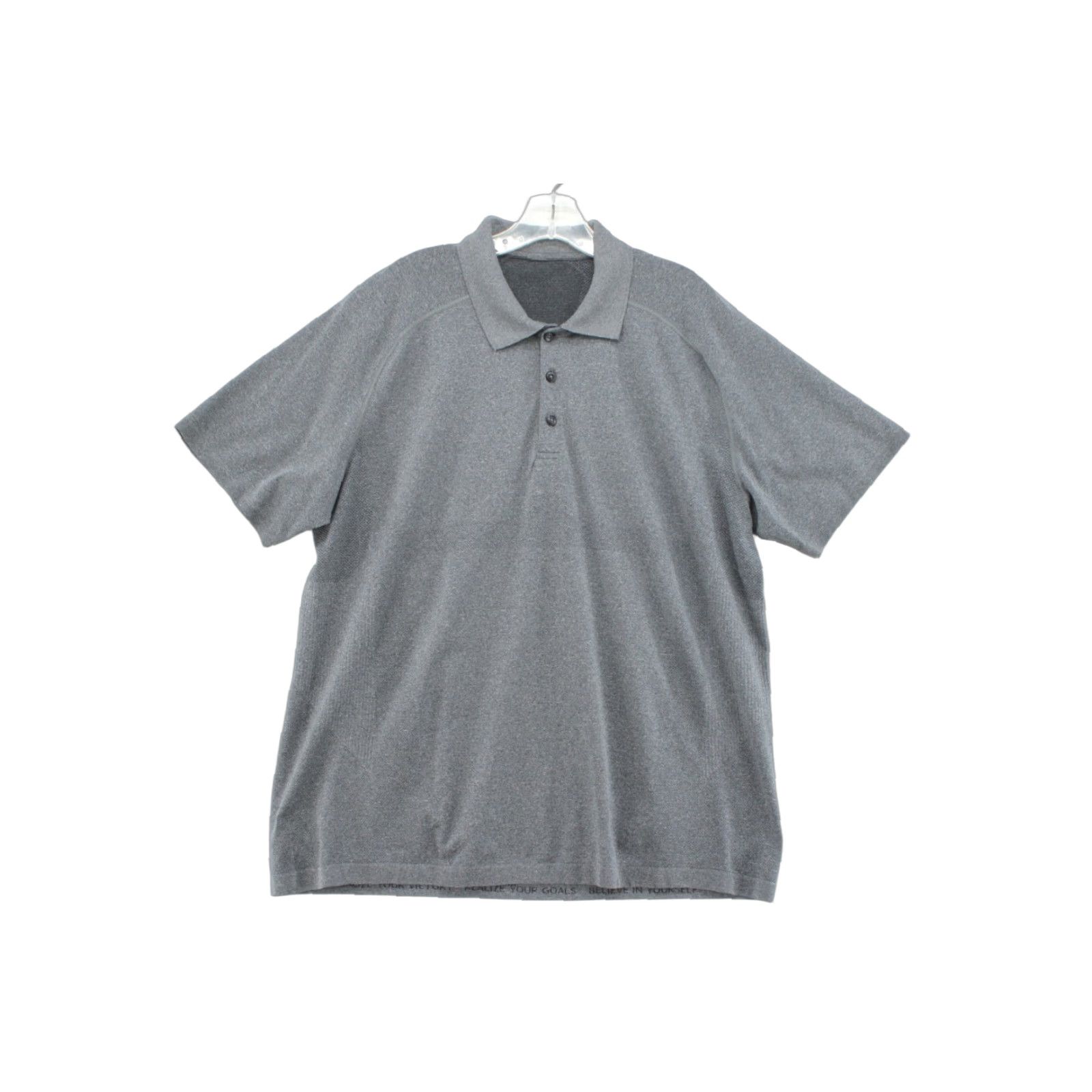 Lululemon VINTAGE Lululemon Metal Vent Tech Polo Shirt Men's XXL Gray Seamless Stretch Preppy Size US XXL / EU 58 / 5 - 1 Thumbnail