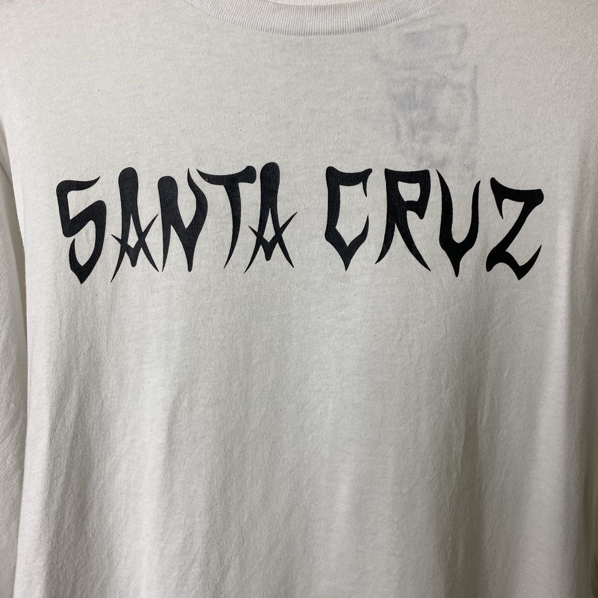Affliction × Santa Cruz Skateboards Vintage Y2K Santa Cruz Skateboard Big Cross Backhit LS Tee Size US S / EU 44-46 / 1 - 8 Thumbnail