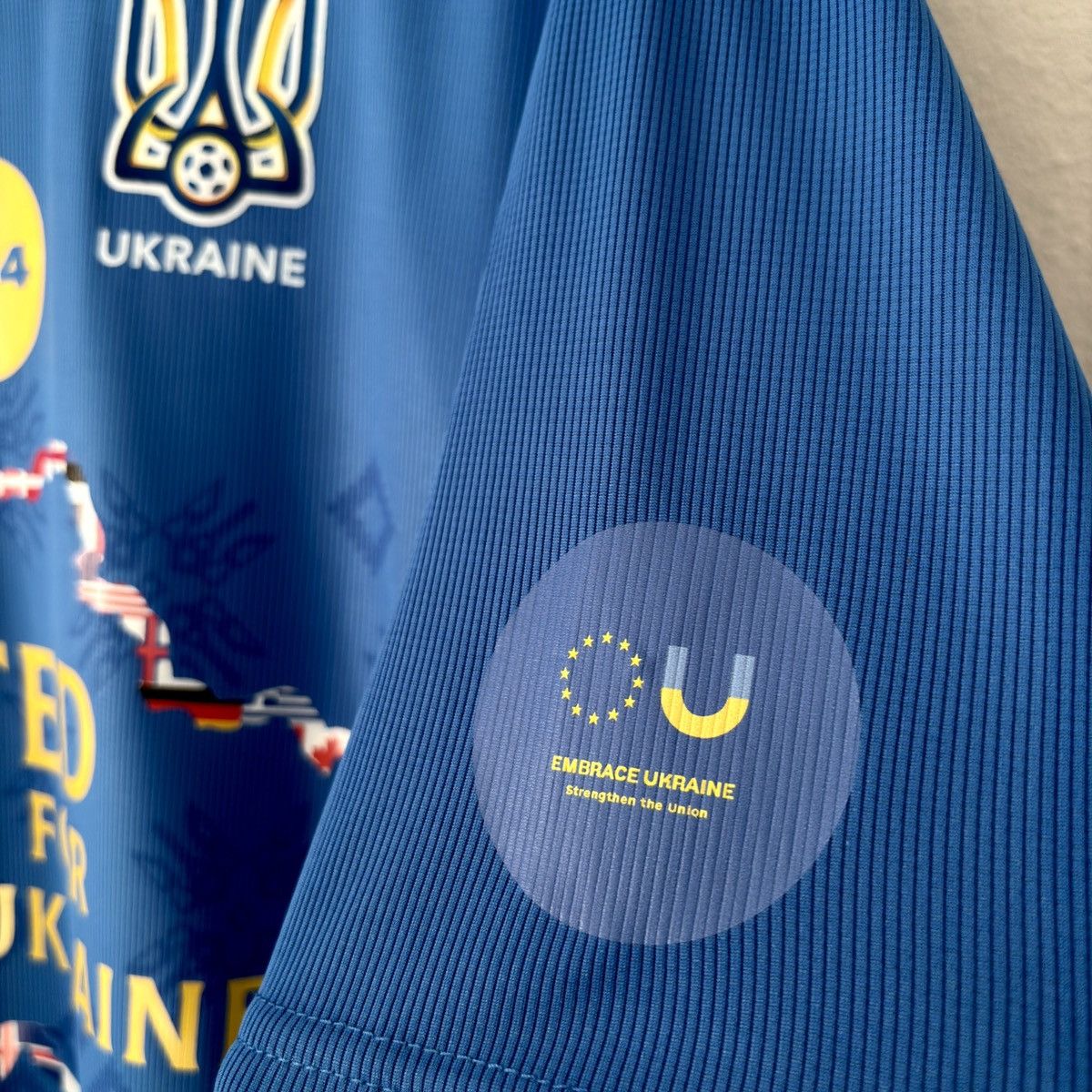 Joma 2020 2022 GAME ISSUE Ukraine National Dovbyk Soccer Jersey L Size US L / EU 52-54 / 3 - 7 Thumbnail