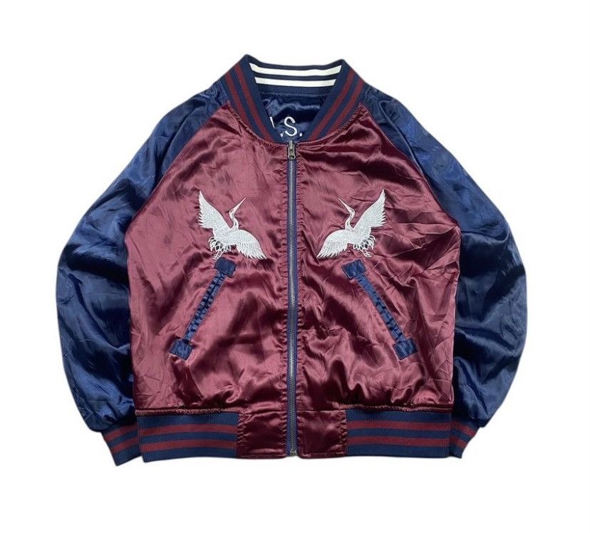 Sukajan U.S Navy Reversible Sukajan Jacket japanese style