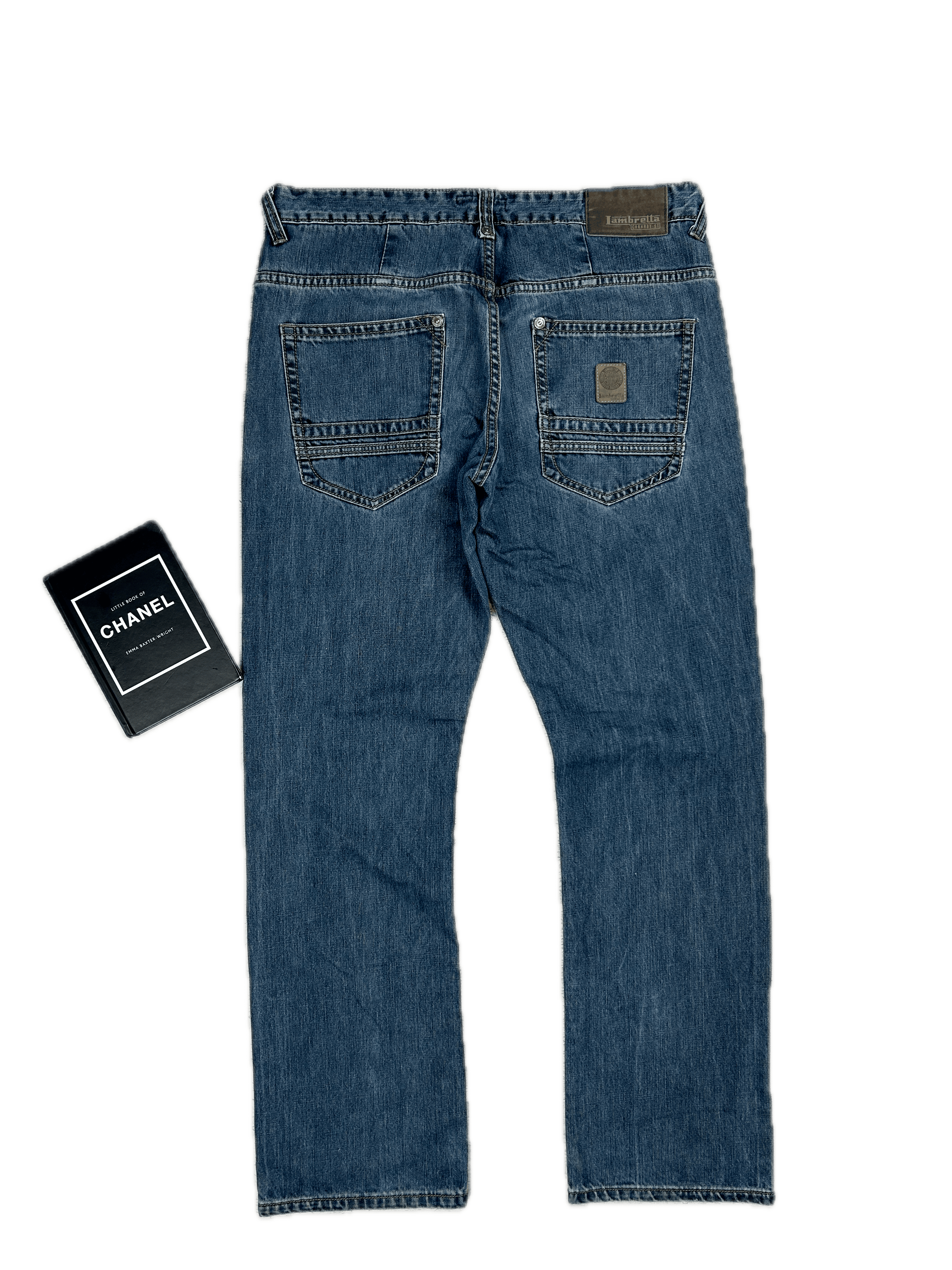 JNCO × Lambretta × Vintage Vintage Lambretta jeans Baggy Streetwear Big logo L size Size US 34 / EU 50 - 1 Thumbnail