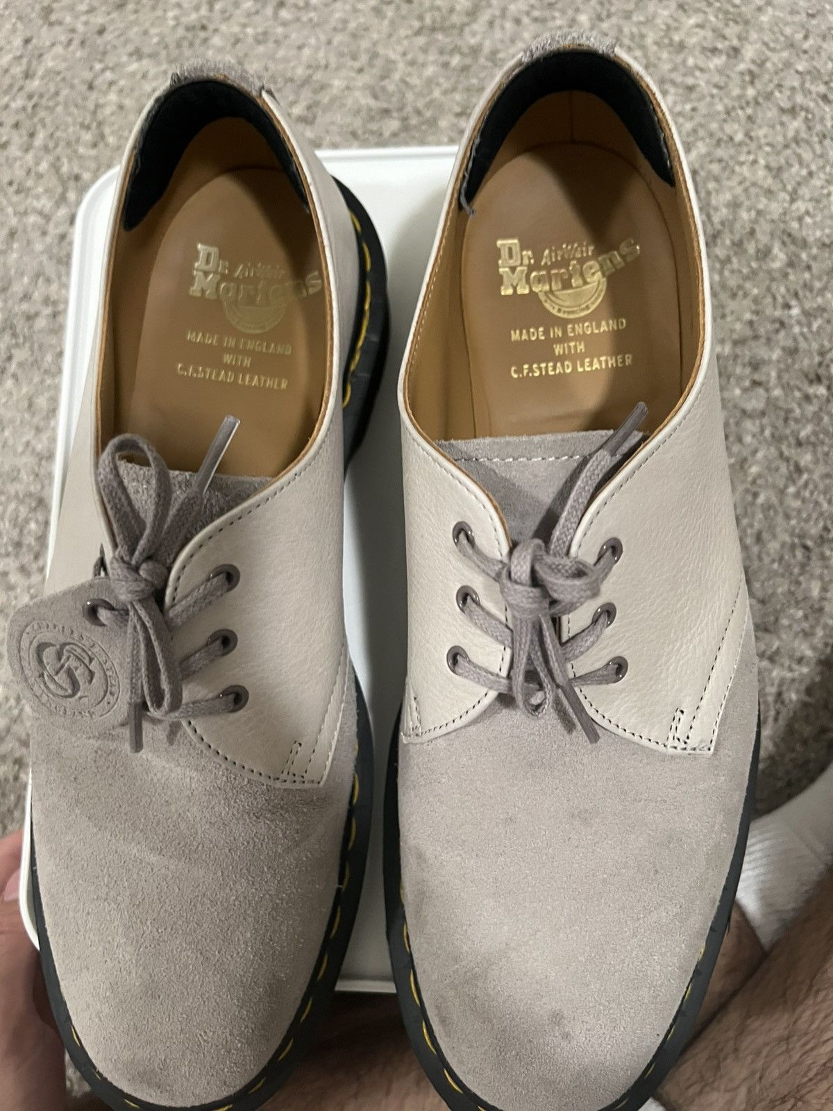 Dr. Martens 1461 Pewter Gray Dr Martens Made in England Size US 10 / EU 43 - 5 Thumbnail
