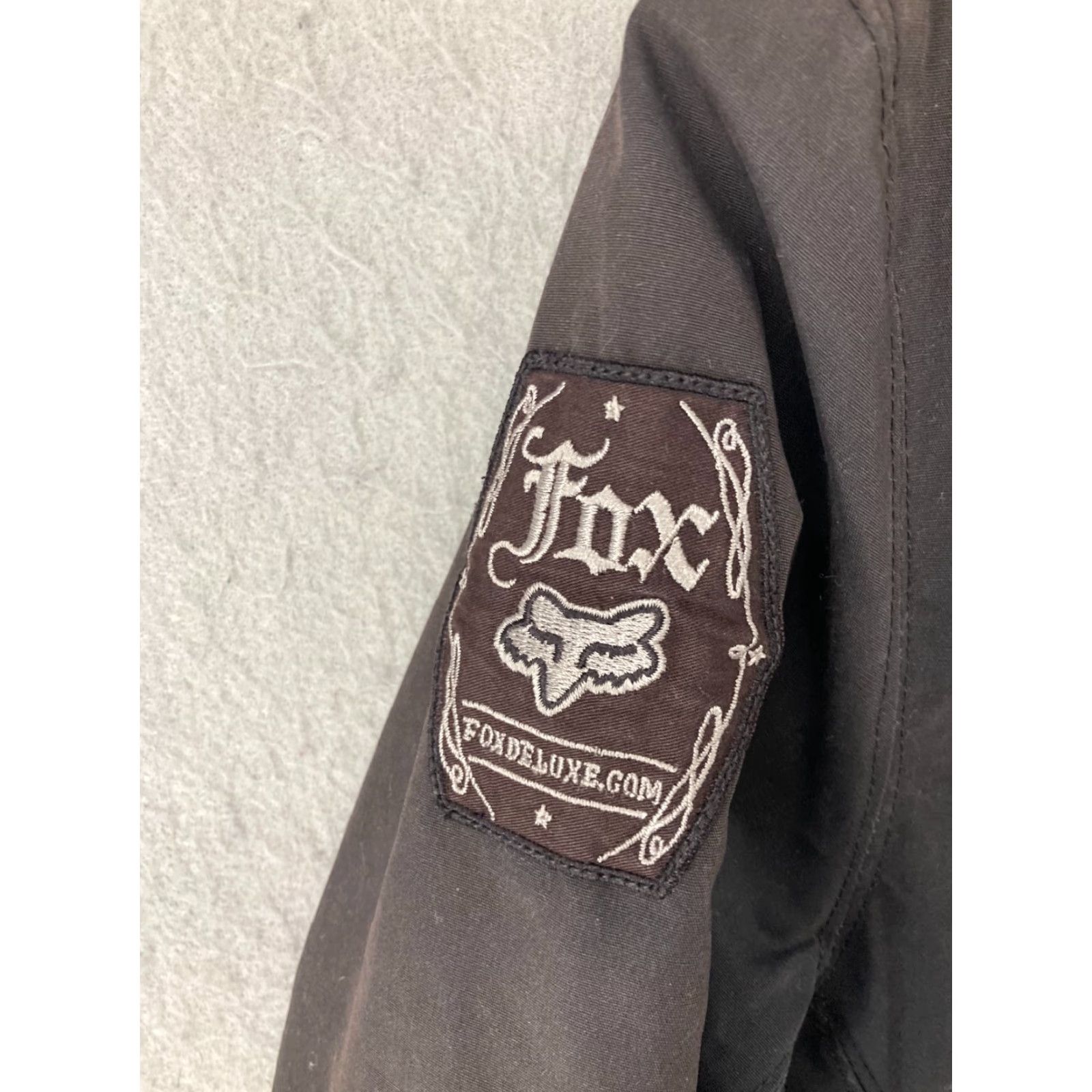 Fox Racing Fox Racing Jacket Mens Small Black Full Zip Accents Quilted Racing Style Casual Outdoor Wallet Size US S / EU 44-46 / 1 - 4 Thumbnail