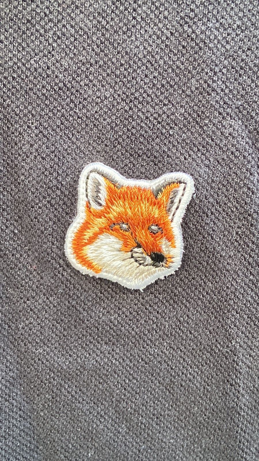 Maison Kitsune MAISON KITSUNE Blue Polo Shirt with Embroidered Fox Head 🦊 Size XS / US 0-2 / IT 36-38 - 5 Thumbnail