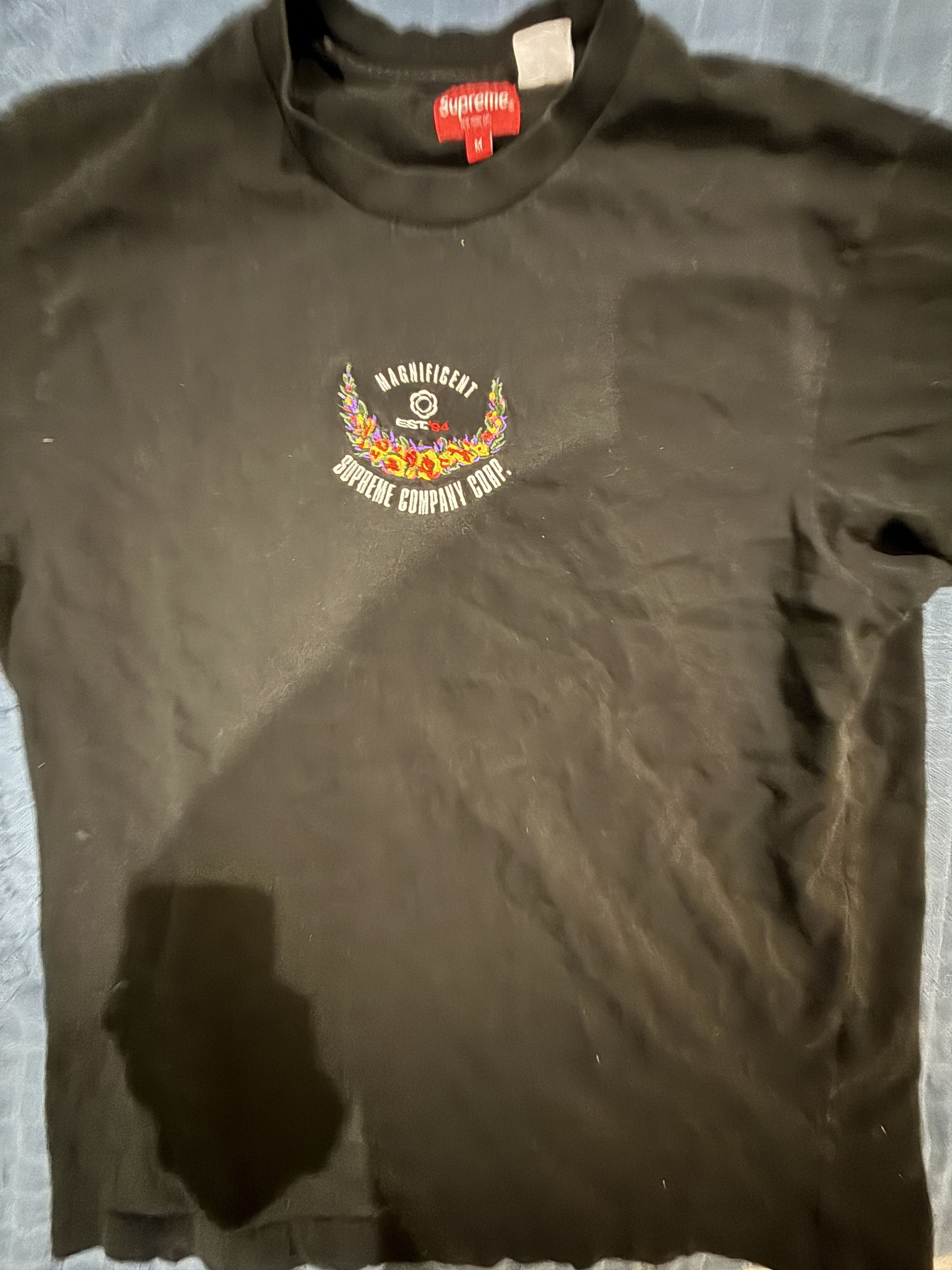 Supreme Supreme Magnificent Embroidered Tee Size US M / EU 48-50 / 2 - 2 Thumbnail