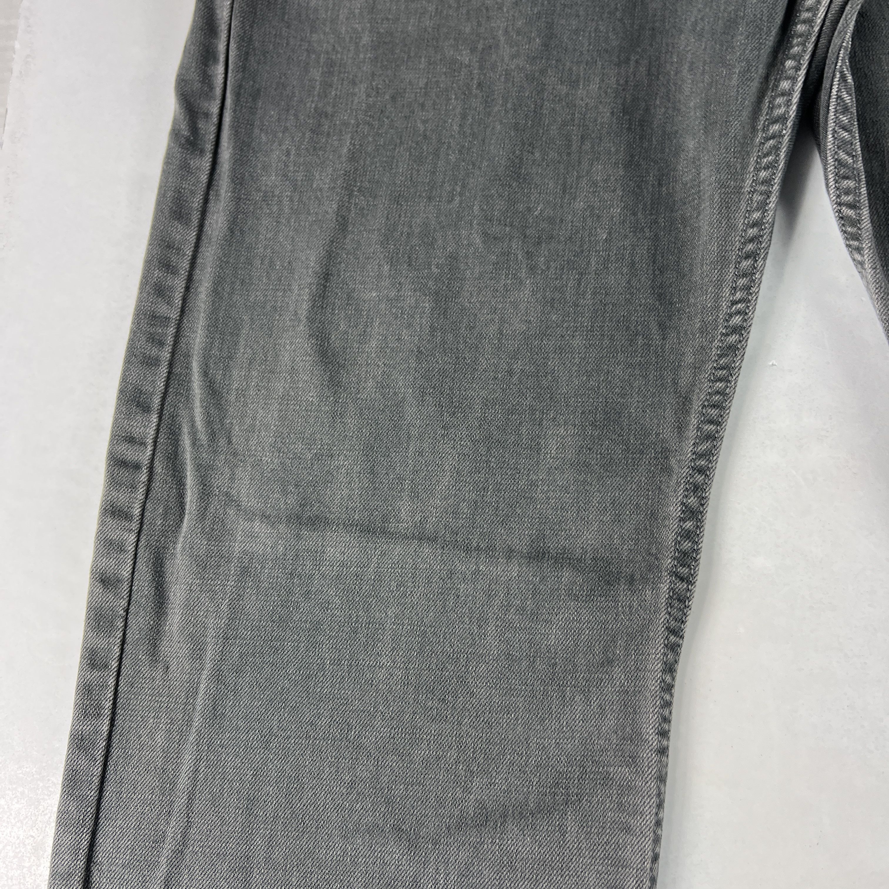 Levi's Levi's Jeans 505 Straight Dark Green Faded Cotton Denim Size US 36 / EU 52 - 4 Thumbnail