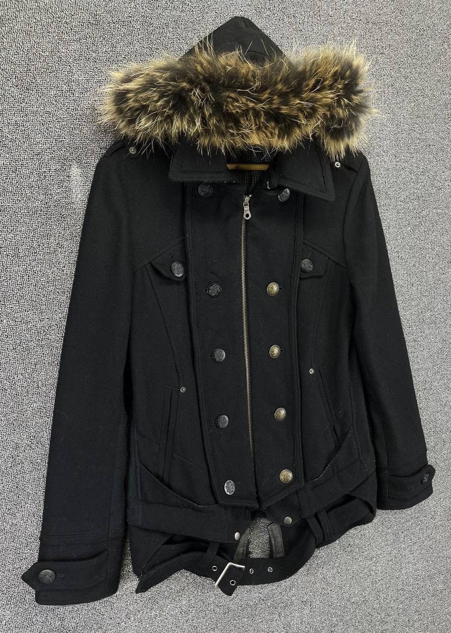 PPFM Vintage PPFM Fur Hoodie Punk Style Wool Jacket Size US S / EU 44-46 / 1 - 2 Thumbnail