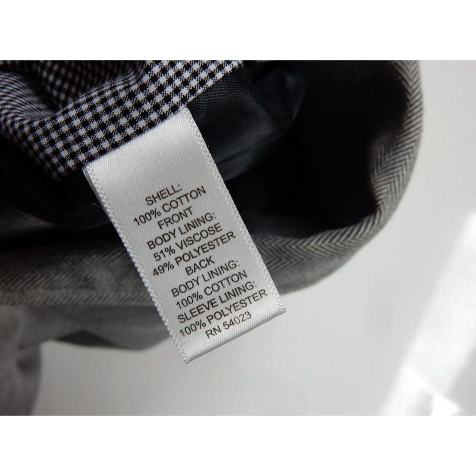 Banana Republic VINTAGE Banana Republic Men's Blazer Sport Coat Jacket Size 44R Gray Slim Fit Size 44R - 7 Thumbnail