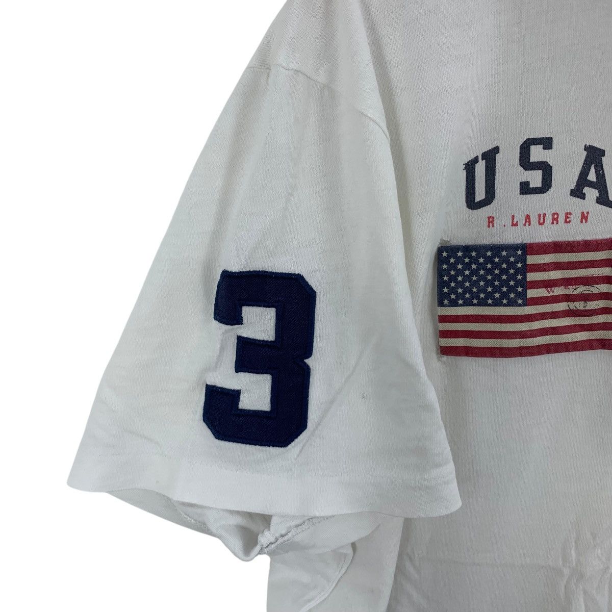 Polo Ralph Lauren POLO RALPH LAUREN USA Flag Team Pony Tee Shirt Top Size US L / EU 52-54 / 3 - 8 Thumbnail
