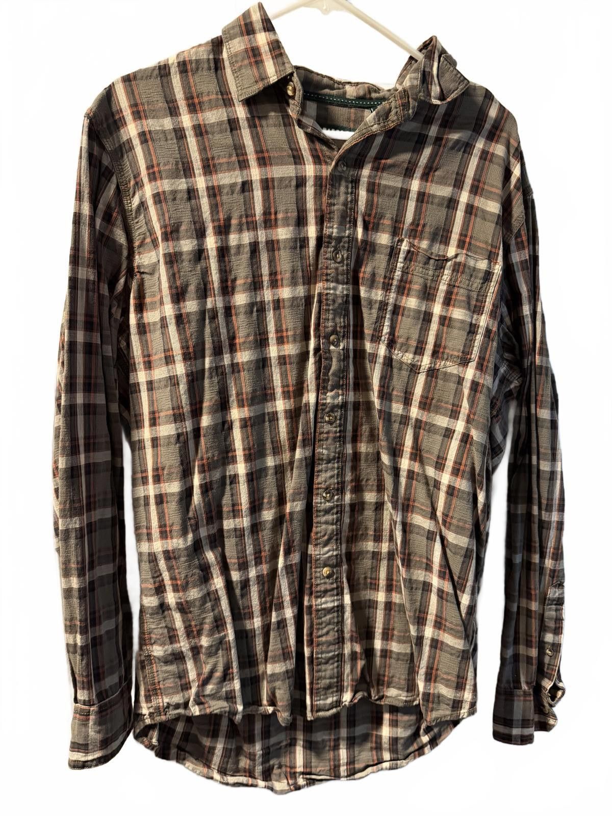 G.H. Bass & Co. G.H. Bass & Co. Men's Plaid Button-Up Shirt Large 100% Cottn Size US L / EU 52-54 / 3 - 4 Thumbnail
